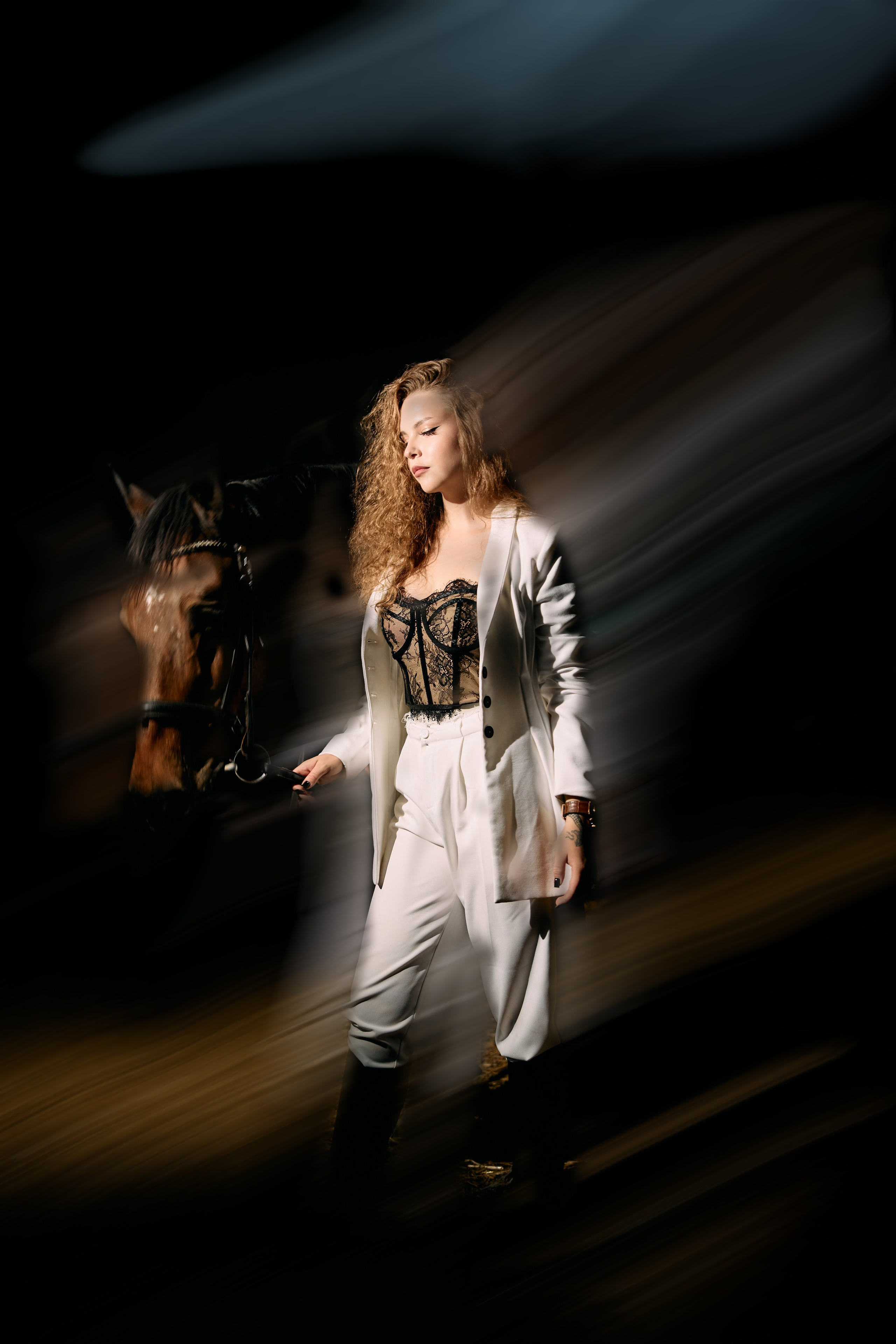 Съемка на конюшне. Сергей Ирклиенко