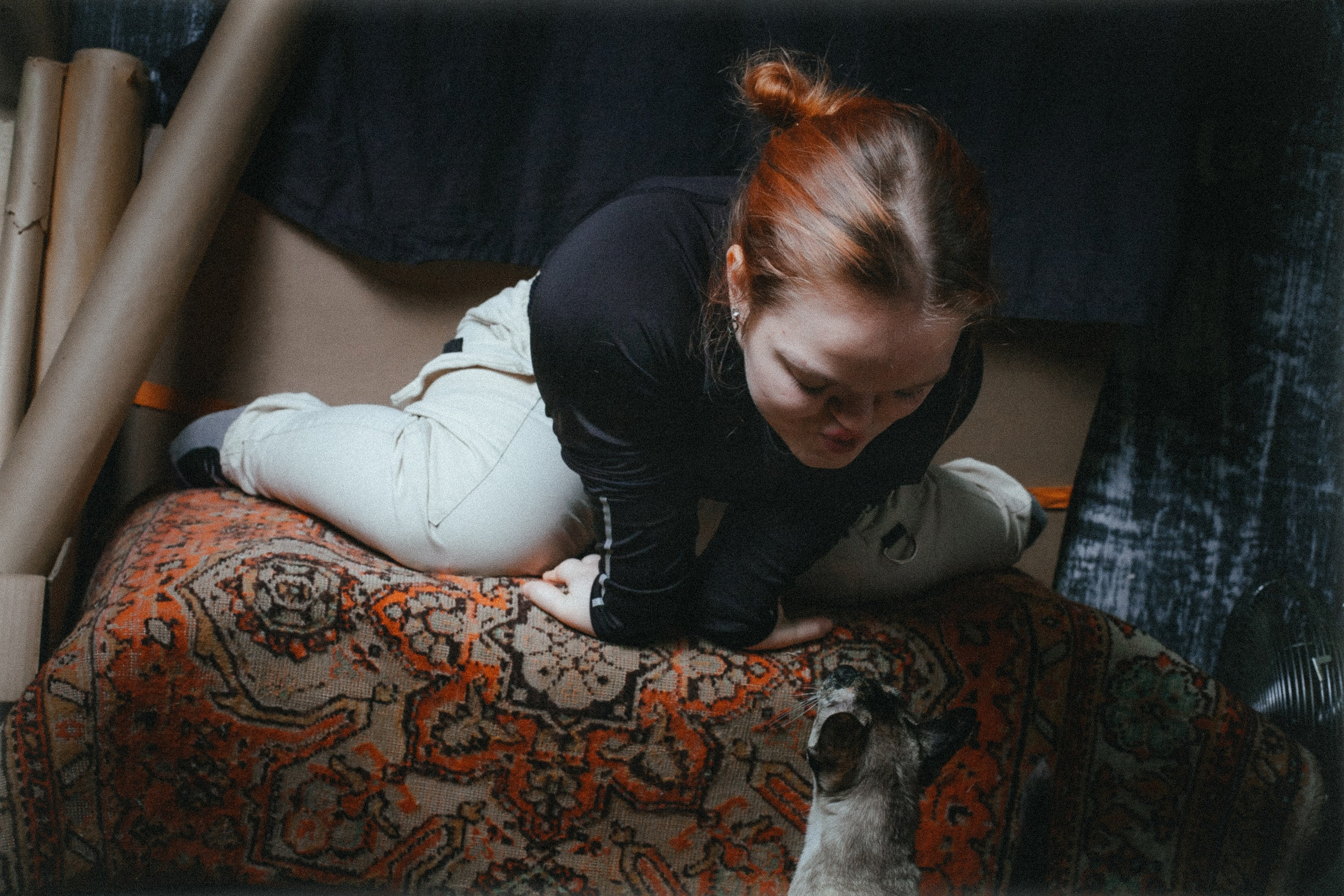 Вика. Домашняя студия. RawCat. Портретная фотография Екатеринбург