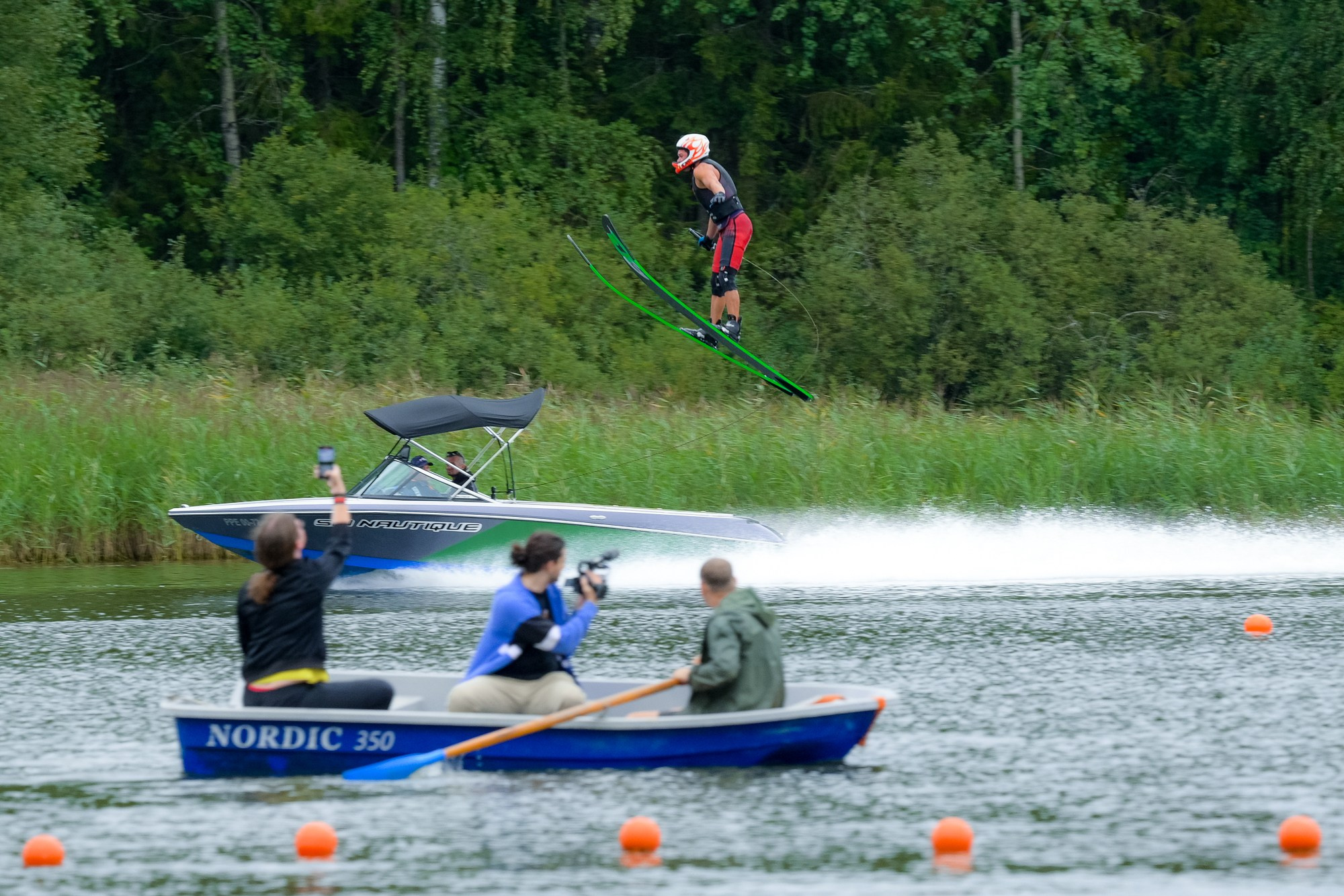 Чемпионат России по воднолыжному спорту. Елена Дружинина. Спортивный и репортажный фотограф