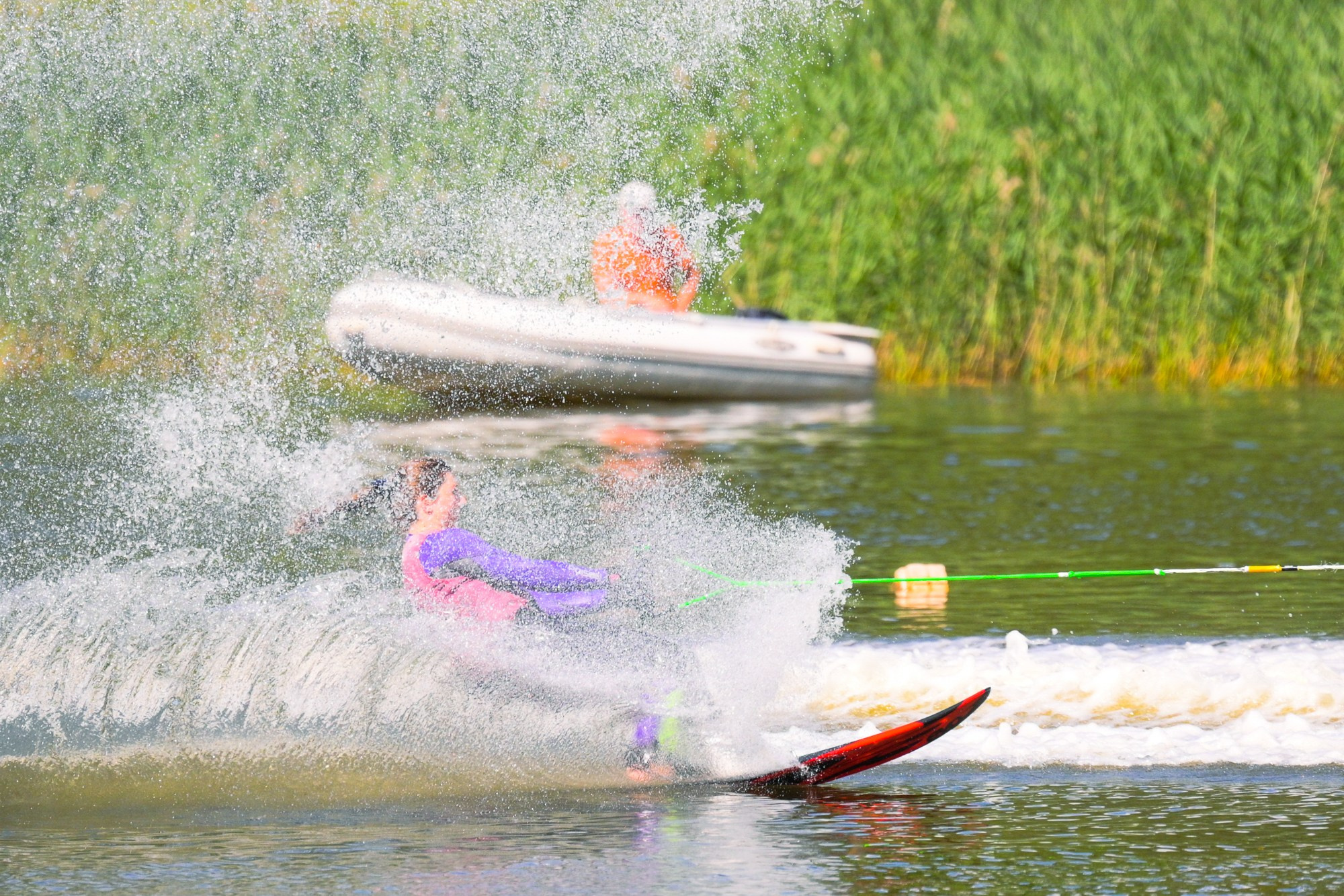 Воднолыжный спорт. Елена Дружинина. Спортивный и репортажный фотограф