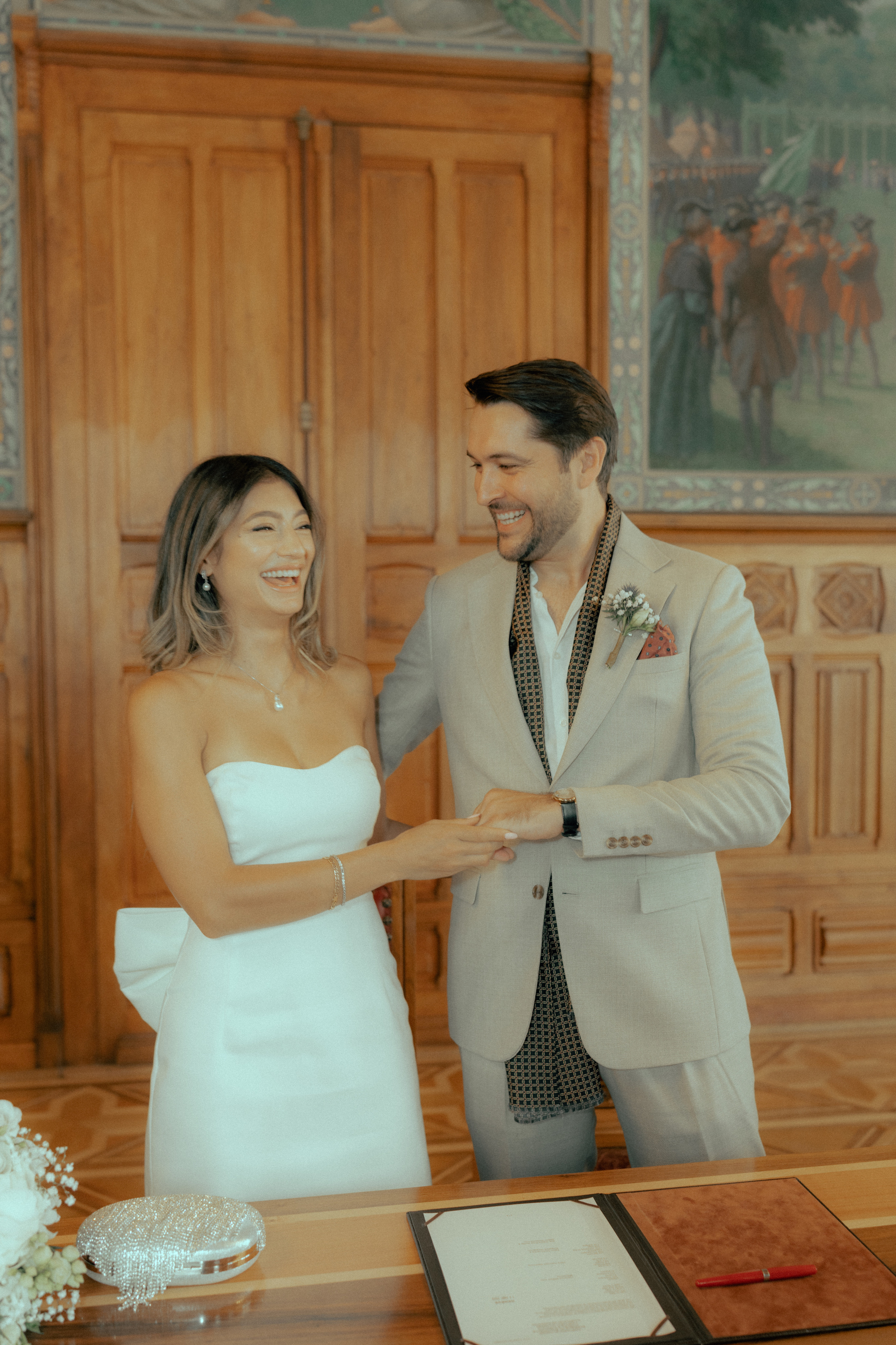 Aisha & Lawrence | civil wedding in Eaux-Vives. Профессиональный свадебный фотограф в Женеве и Швейцарии | Таня Вовчецкая