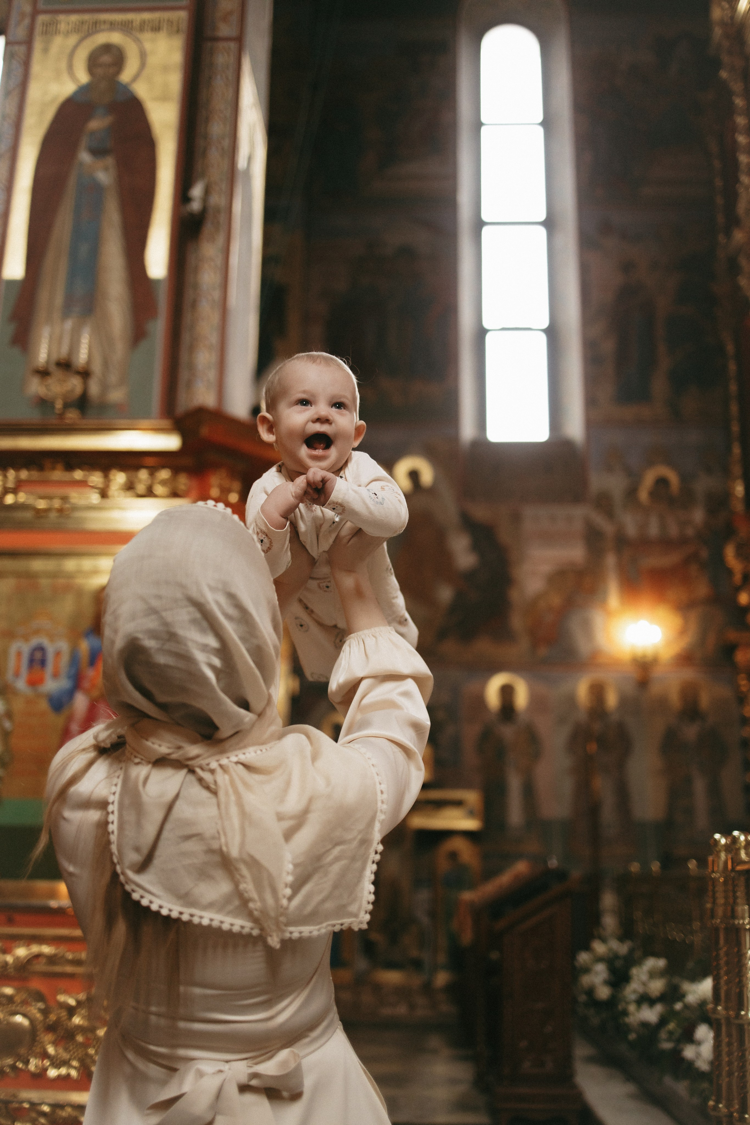 Крещение Леонида. Фотограф Анастасия Бобылева, Москва и Московская область