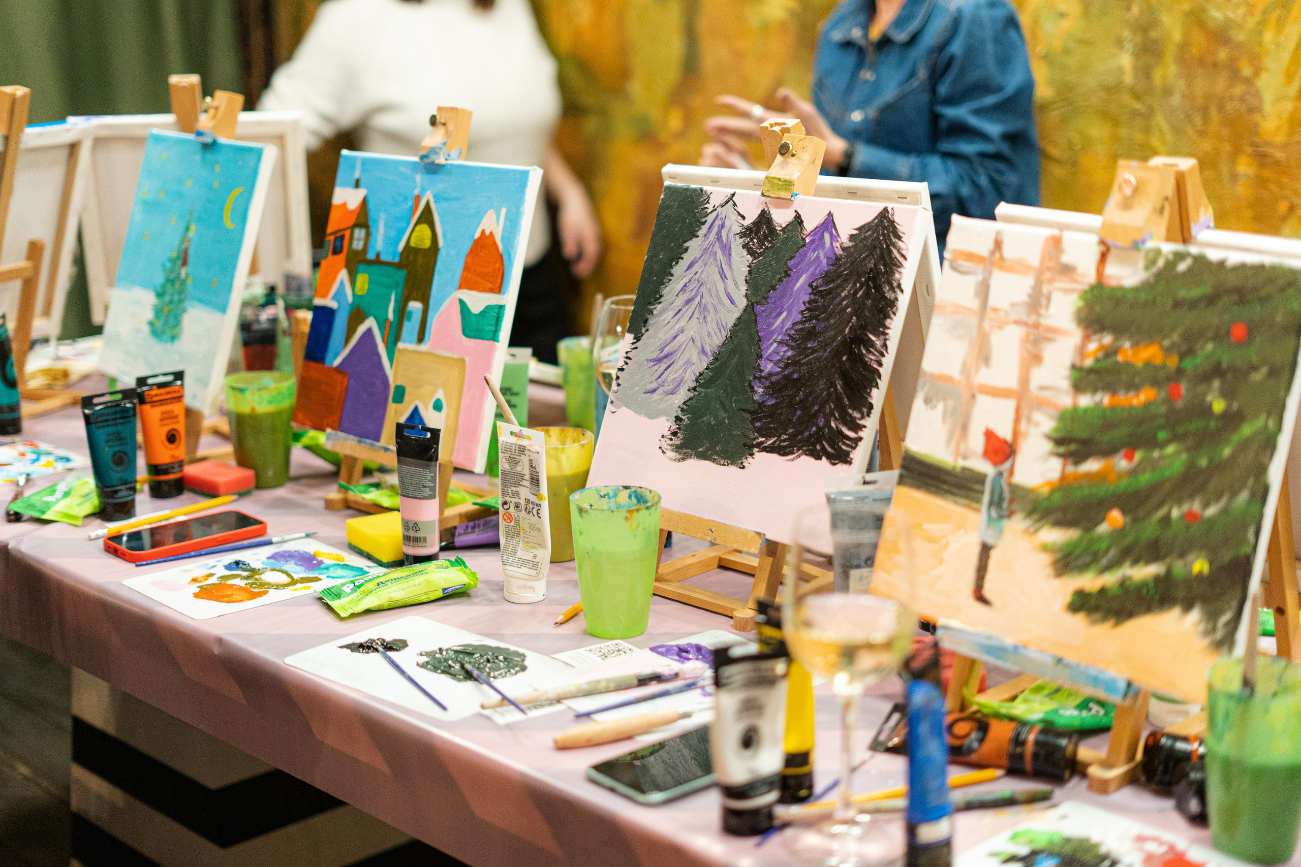 Корпоратив Teach Me Art 2. Портретный фотограф в Москве и Санкт-Петербурге Арина Чех