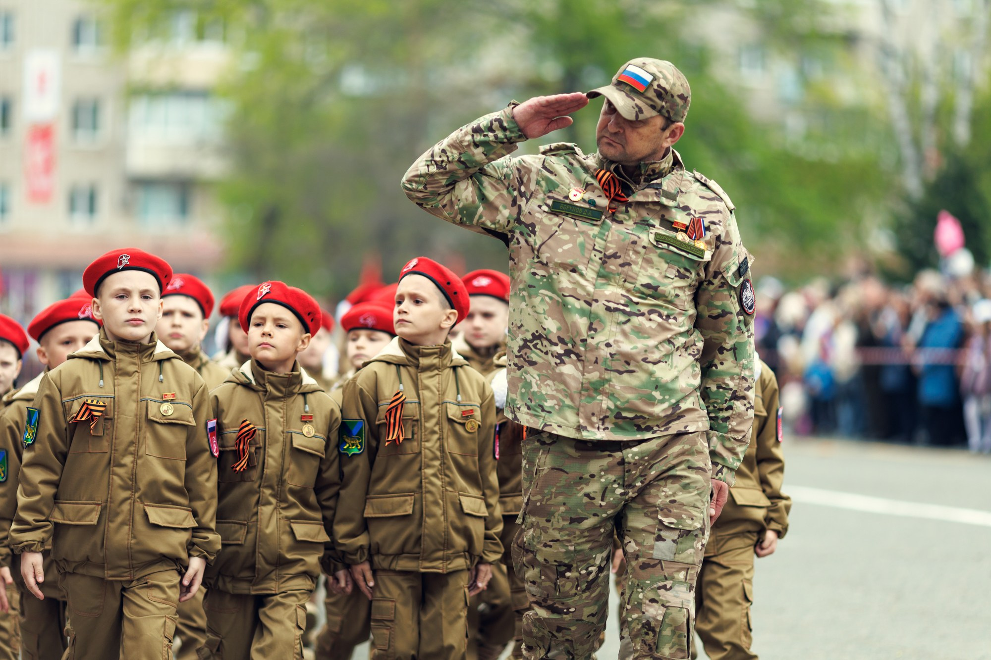 Празднование 80-летия победы над фашизмом. Славянка. Приморский край. Андрей Кровлин — фотограф в Славянке