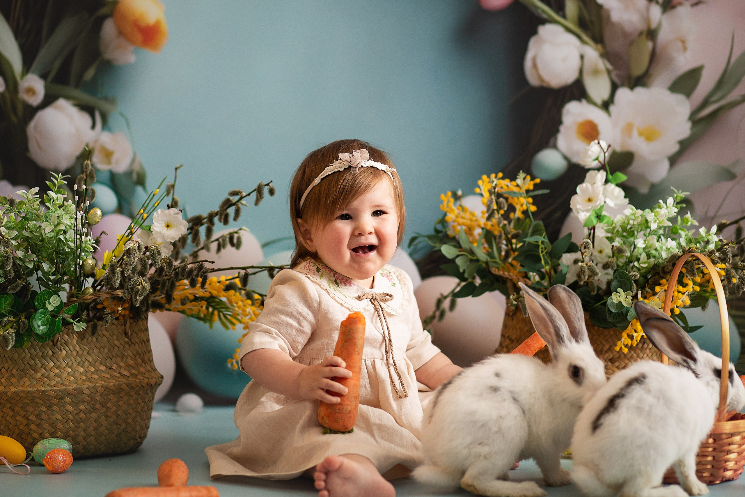 Фотопроект Пасхальный с кроликами. ФОТОГРАФ НА ГОДИК, БЕРЕМЕННОСТИ, НОВОРОЖДЕННЫХ, КРЕЩЕНИЯ МОСКВА