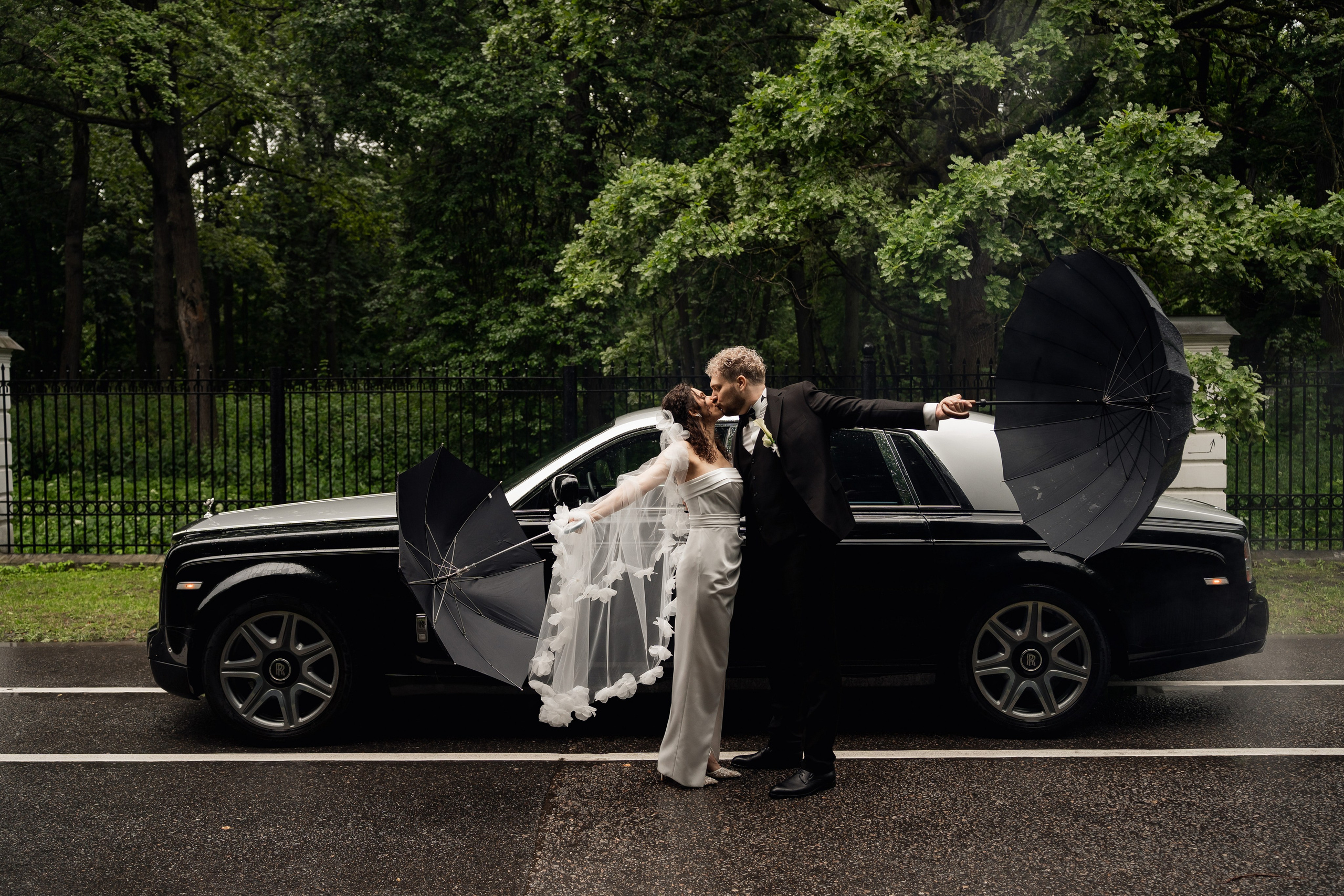 А что если дождь?. Свадебный фотограф Москва и МО