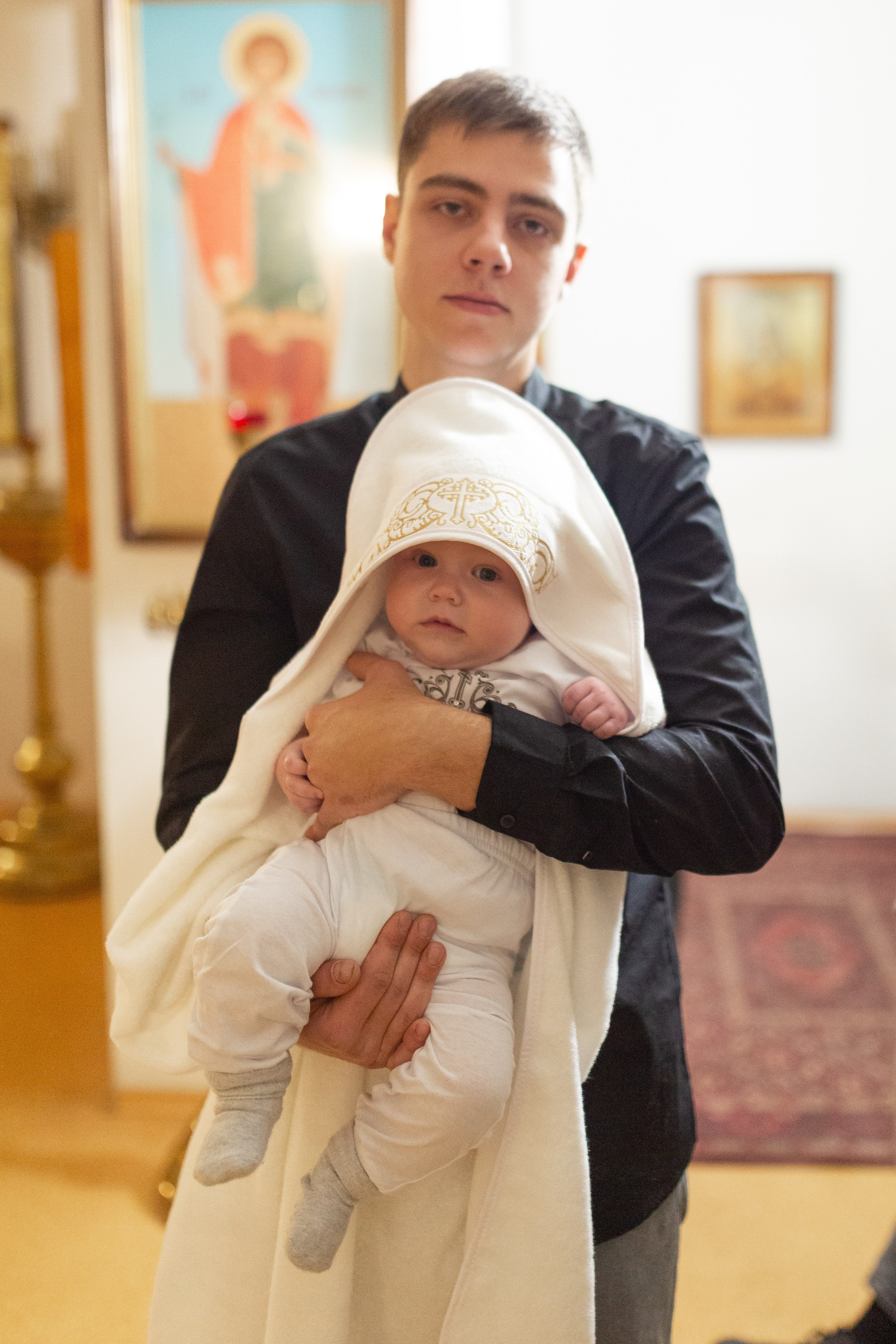 Таинство крещения. Фотограф Комаров Сергей