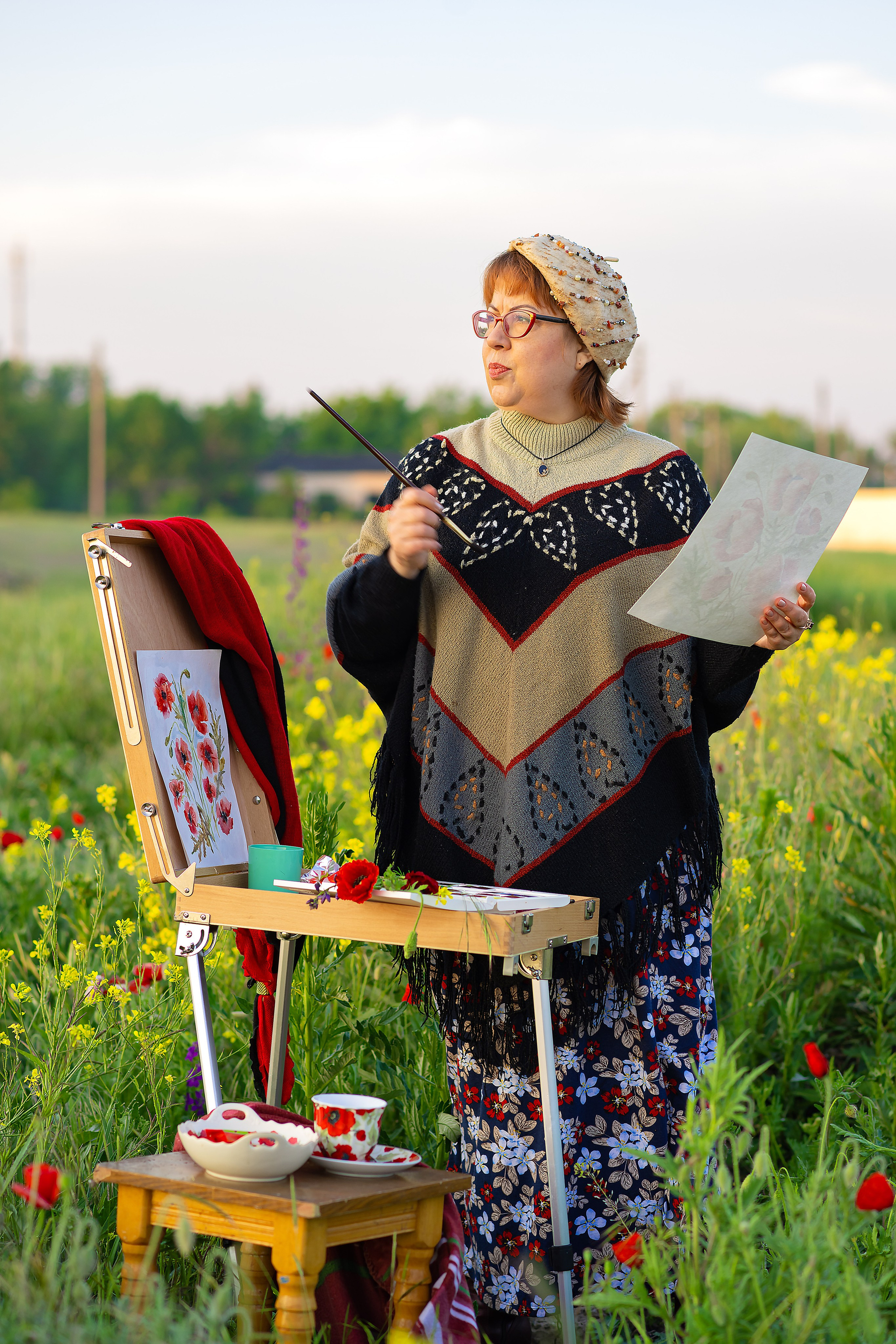 Ты рисуешь, а я рисую тебя и оба мы художники. Главная