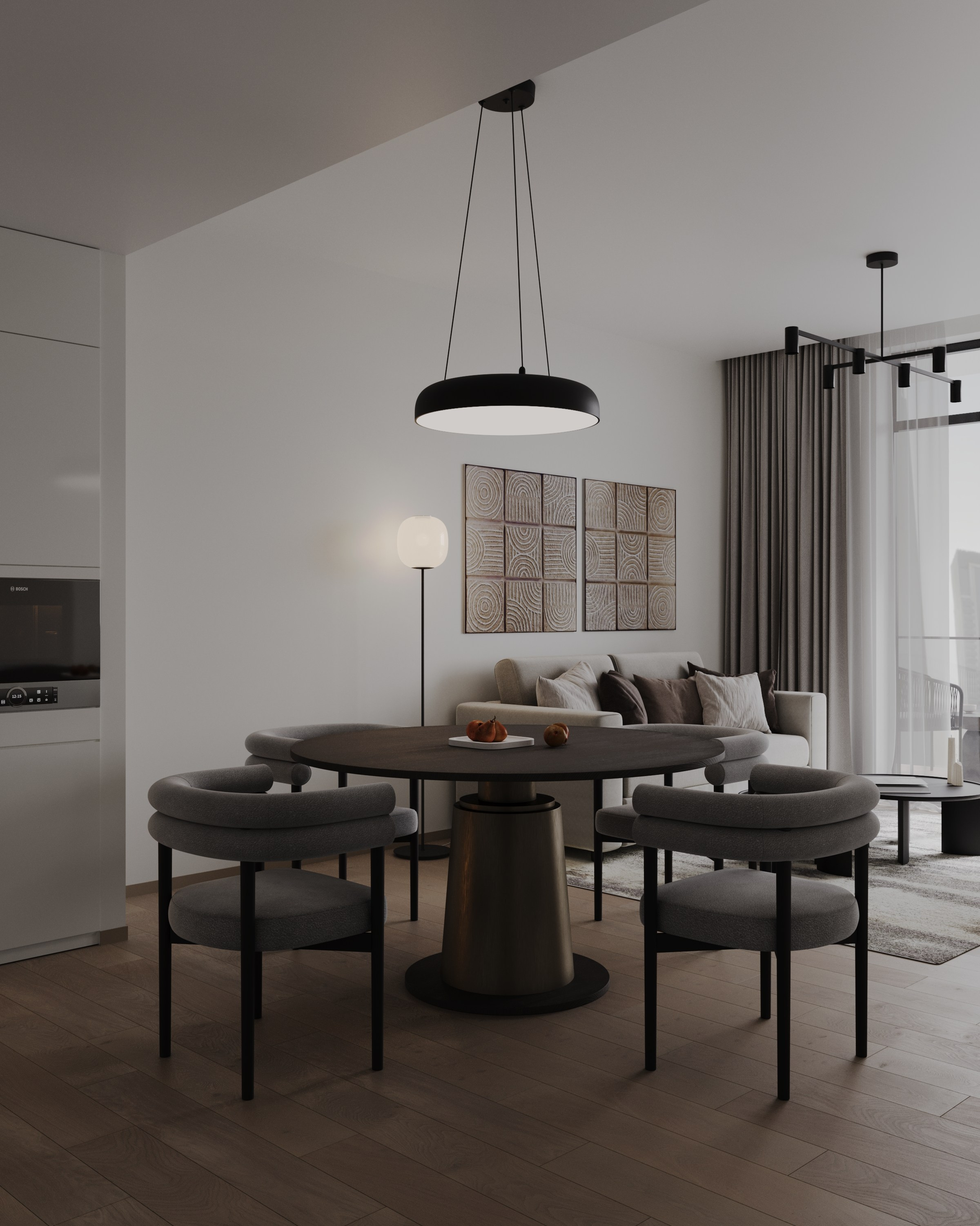 Интерьер квартиры. ОАЭ, Дубай. Главная