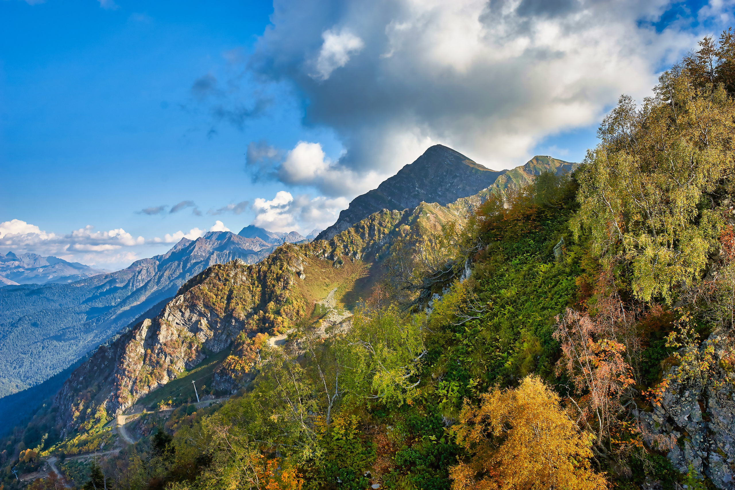 Горы. Красная Поляна.