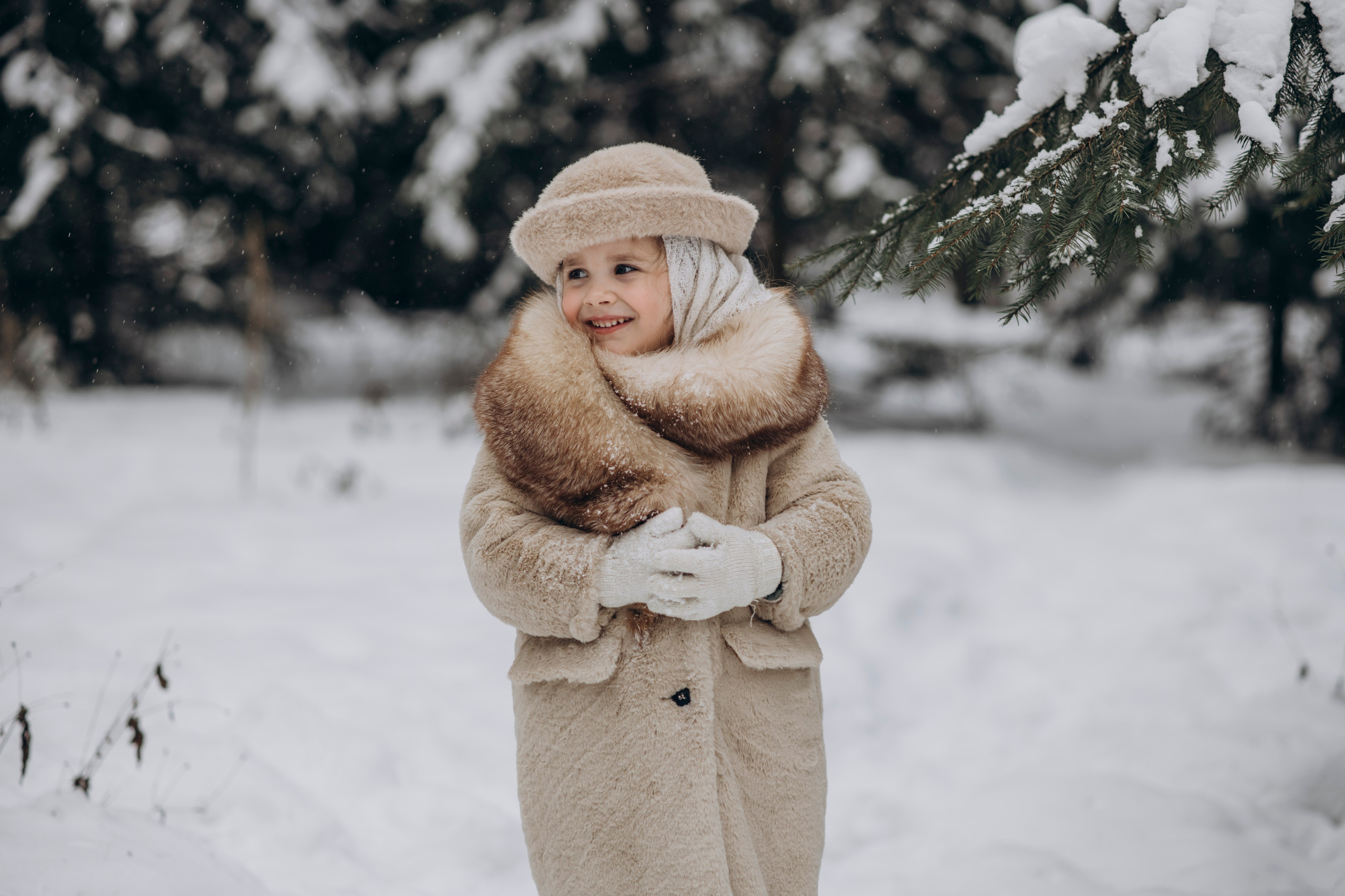 Зимняя фотосессия с Альпаками. Свадебный фотограф в Дмитрове