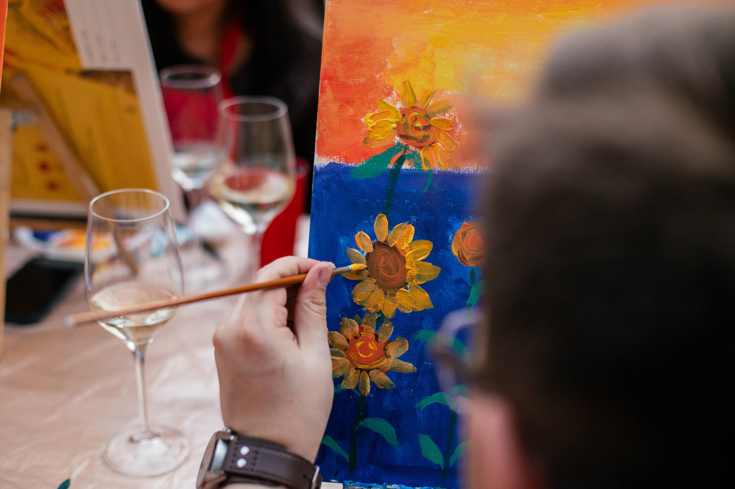 Без бокала нет Шагала. Искусство и вино в Ботаническом саду. Фотограф Анна Чернигова