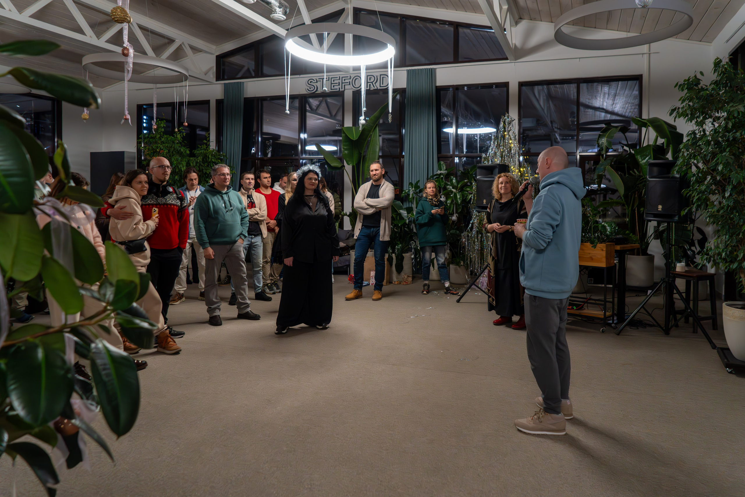Предновогодняя встреча в пространстве Steford Hub. Репортажный фотограф в Красной Поляне и Сочи Павлюченко Екатерина