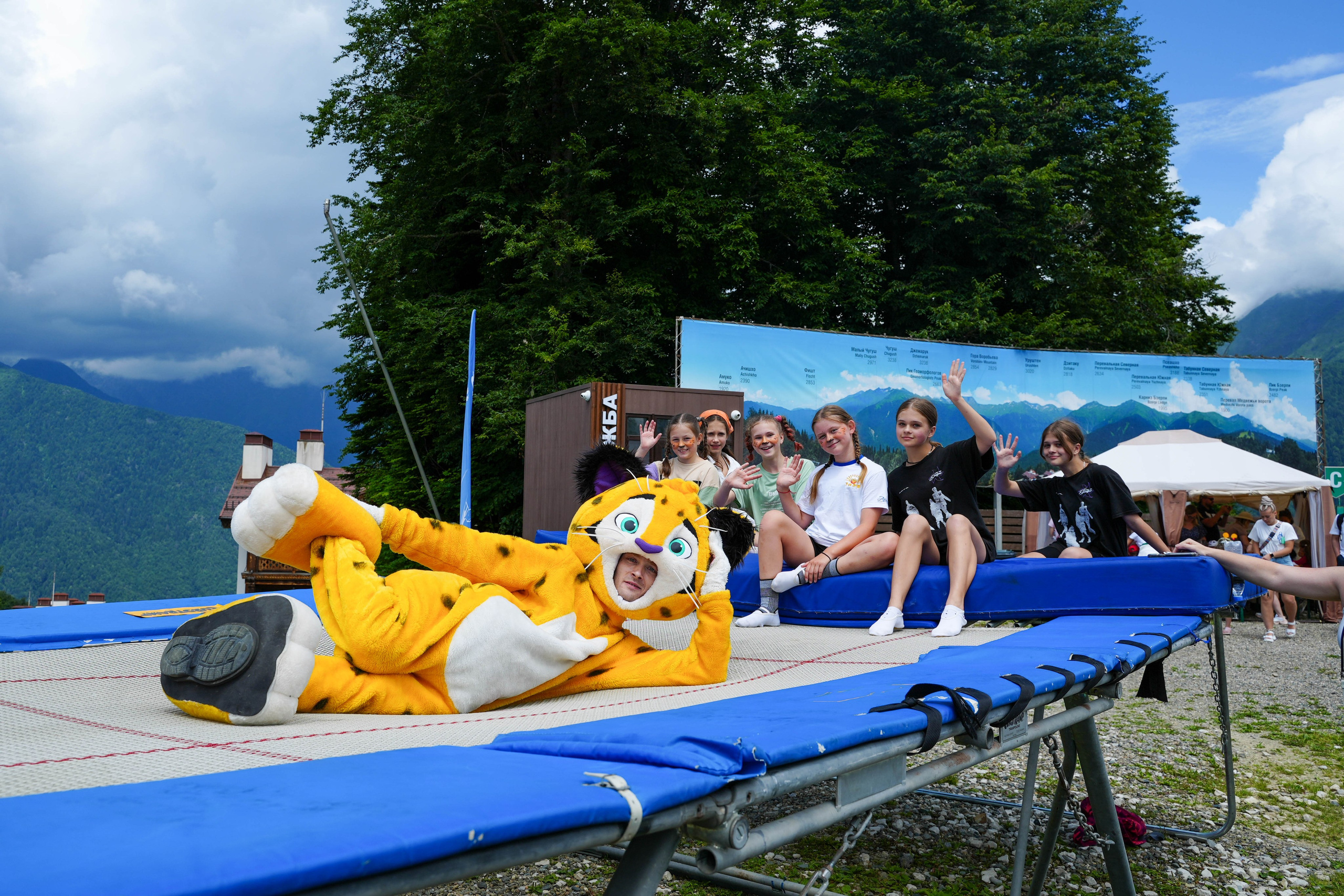 День леопарда на курорте Газпром Поляна. Репортажный фотограф в Красной Поляне и Сочи Павлюченко Екатерина