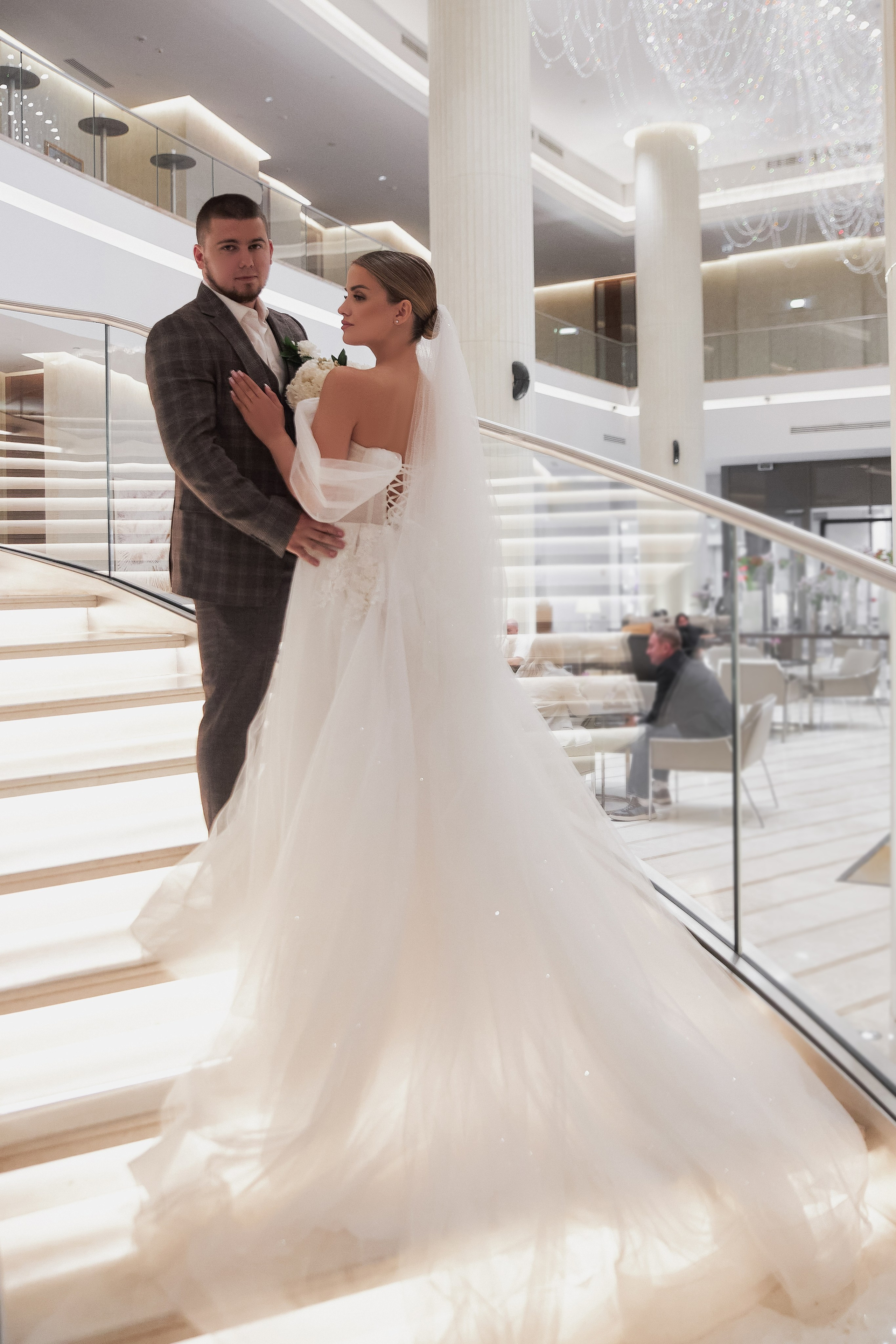 Свадебная фотосессия в Hyatt Regency Moscow