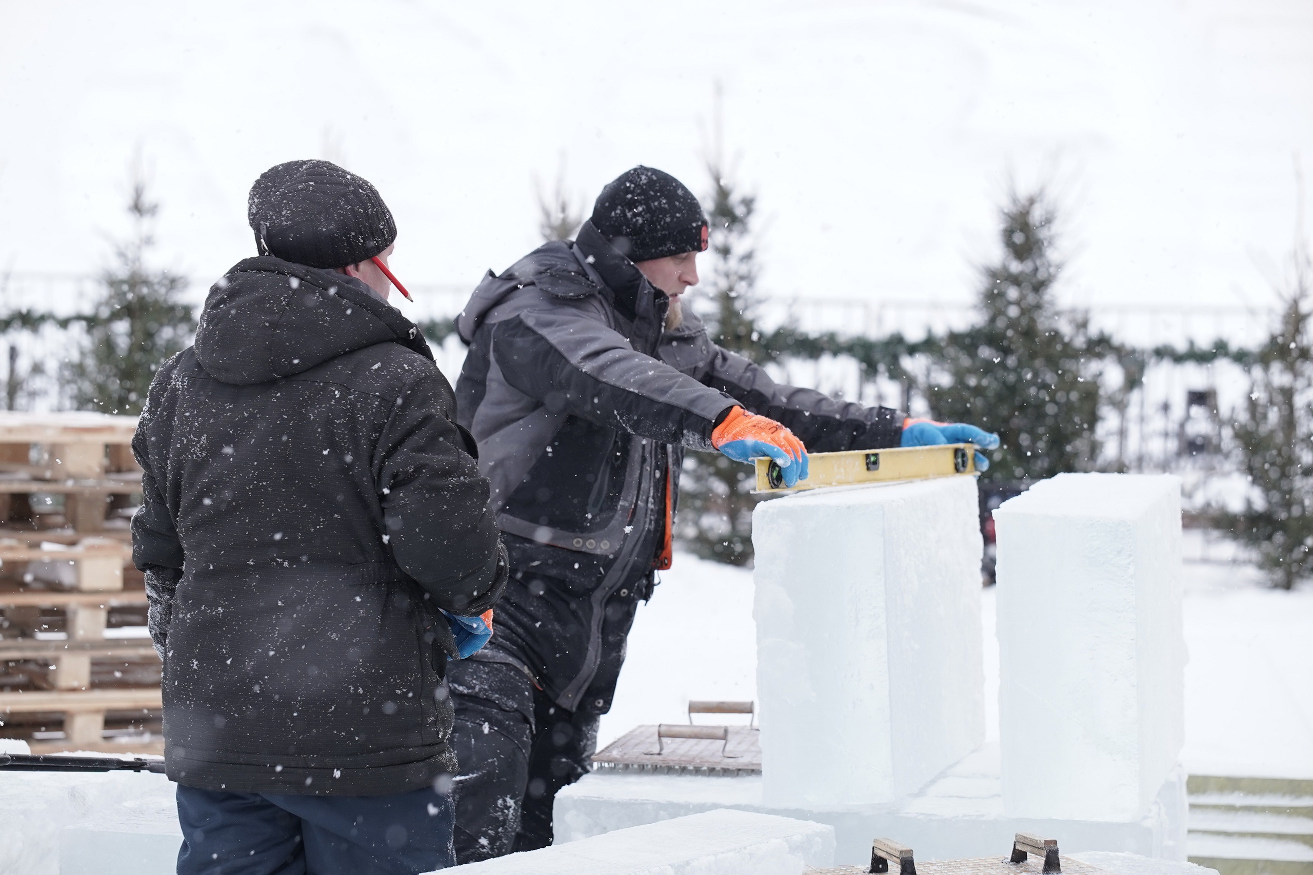 Ледовая Москва. Фото Репортаж. Фотограф в Москве — Георгий Чернышов