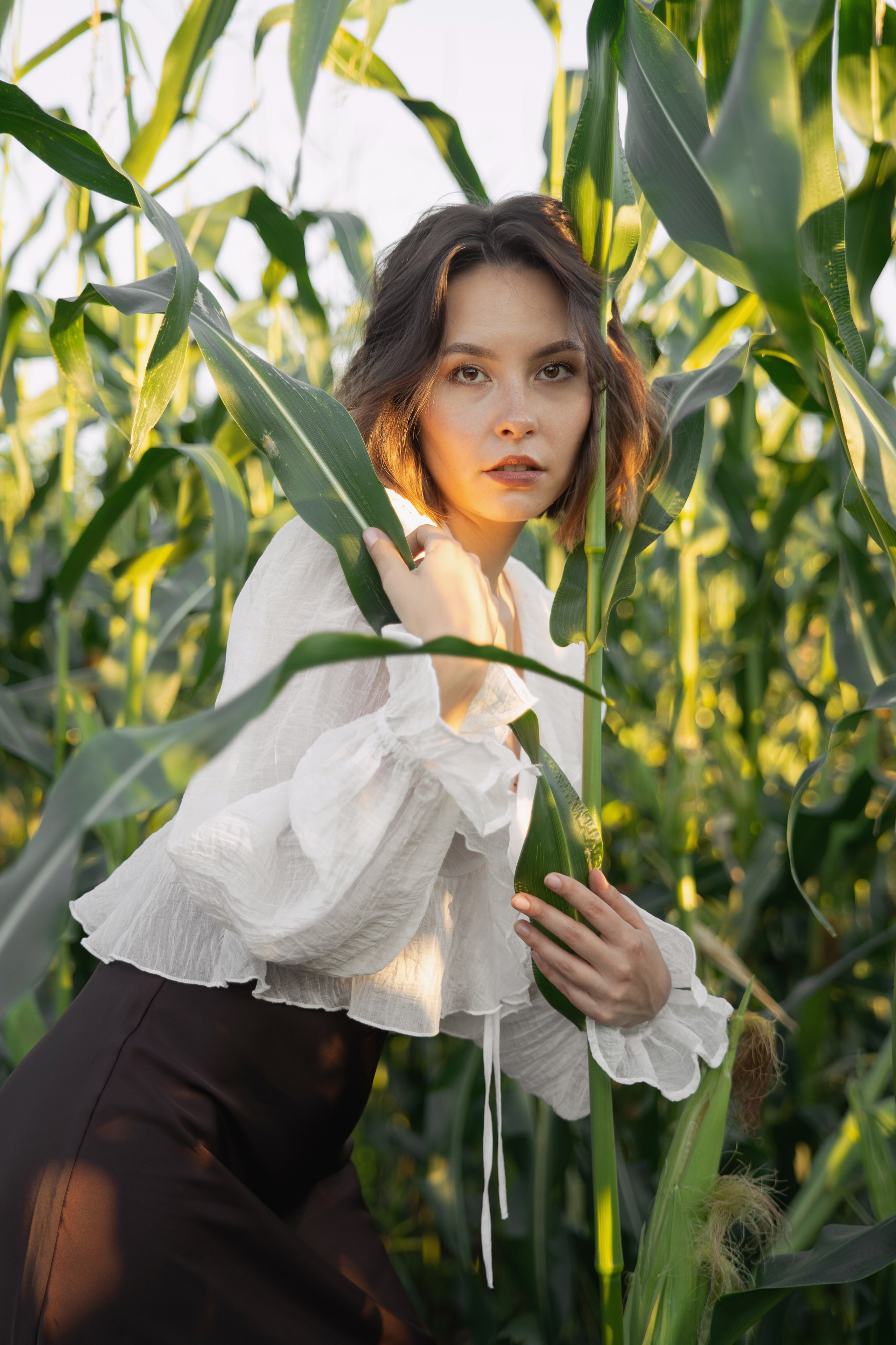 Фотосъемка в кукурузе. Свадебный фотограф в СПб Сергей Малиновский