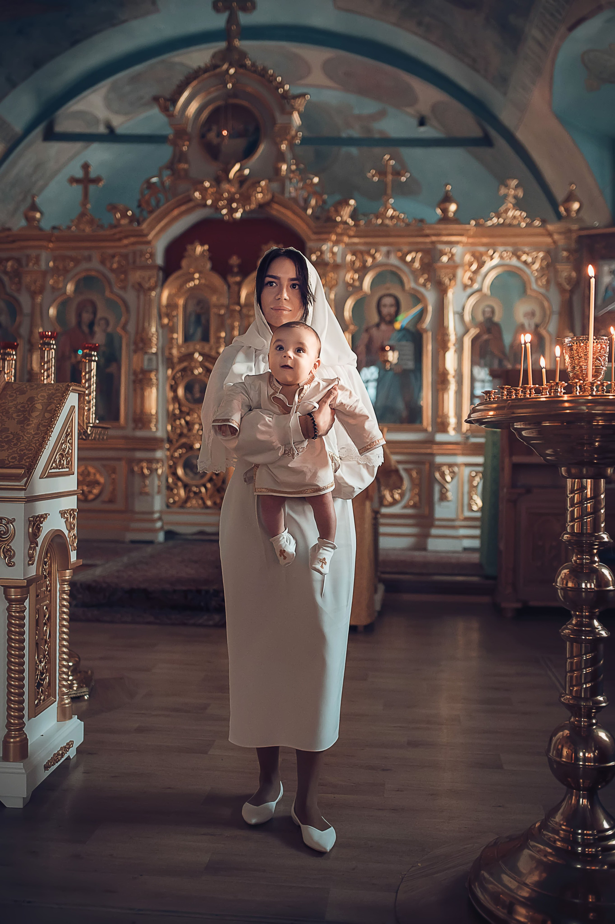 Съемка крещения в Красноярске. Фотографы крещения/венчания  Красноярск Татьяна и Вячеслав Переваловы