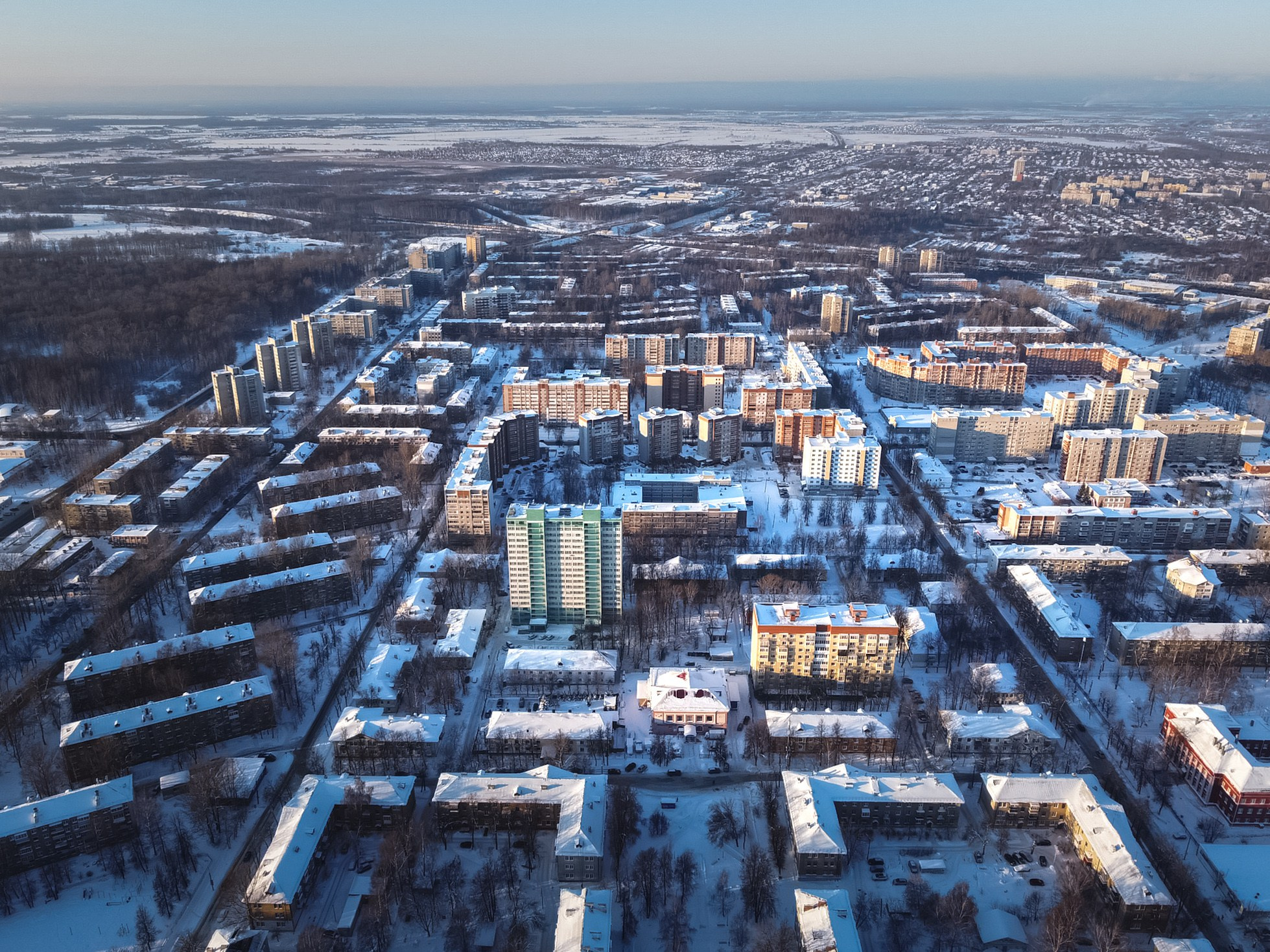 Зимний город, Ярославль, нефтестрой