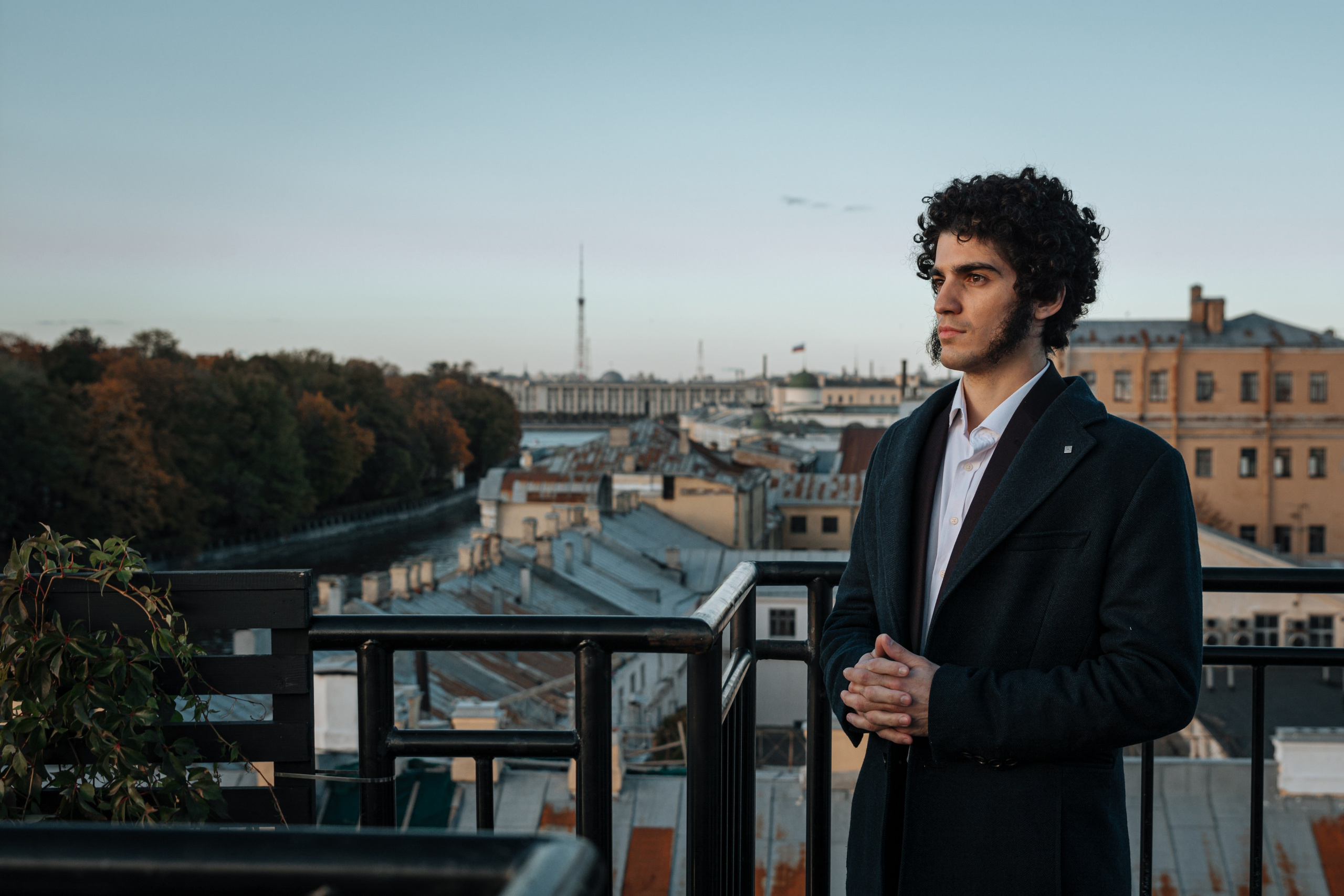 Пушкин в отеле «Оболенский». Съёмка ролика для конкурса. Портретный фотограф в Санкт-Петербурге Дмитриева Наталия