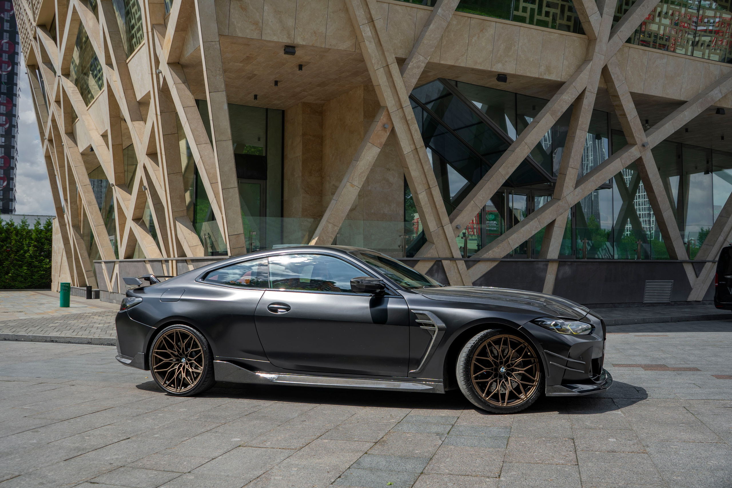 BMW M4 (Black matte). Автомобильный фотограф Ногинск Денис Городок