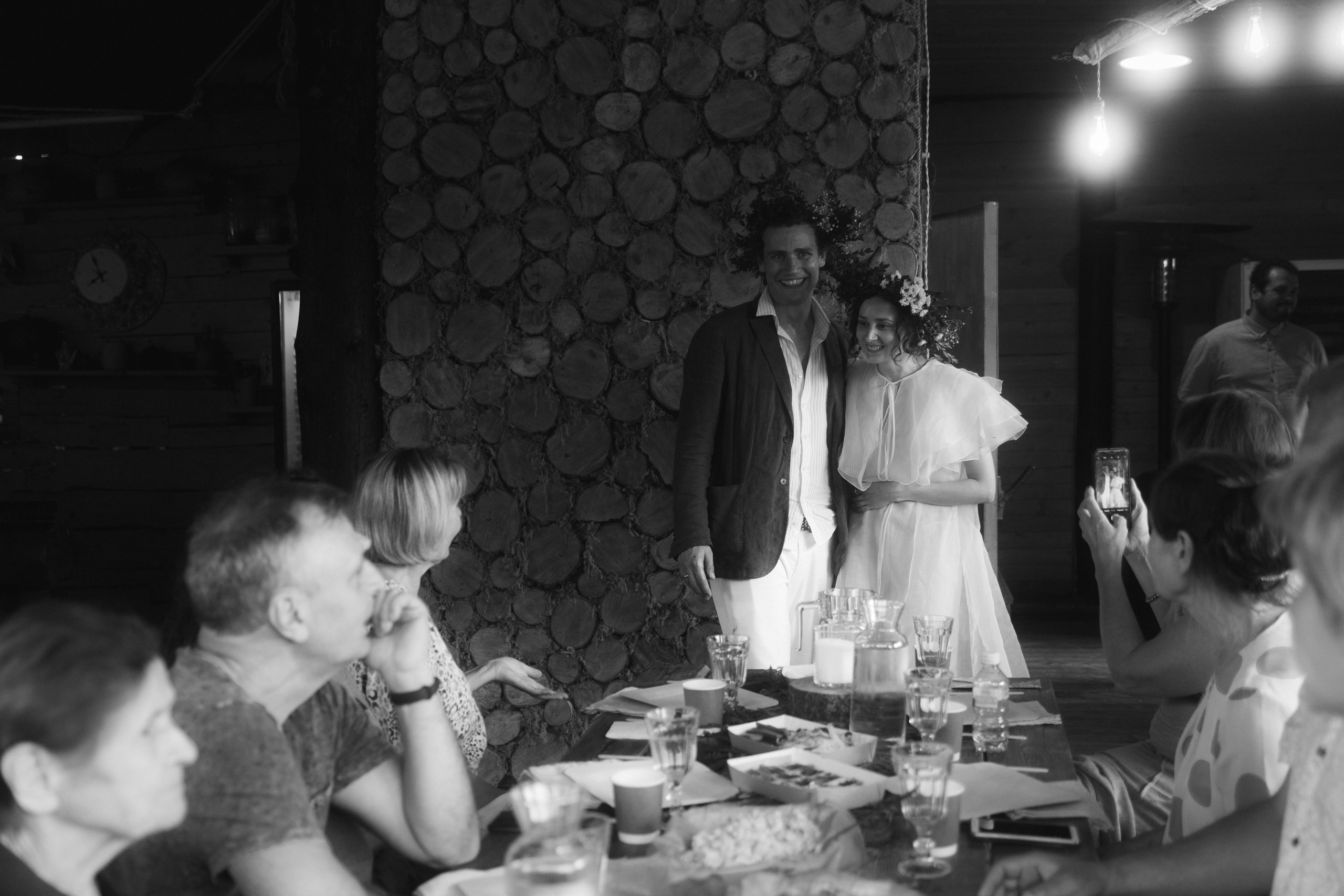 Мила и Петя, свадьба за городом с русской эстетикой. Фотограф в Москве Екатерина Черненко