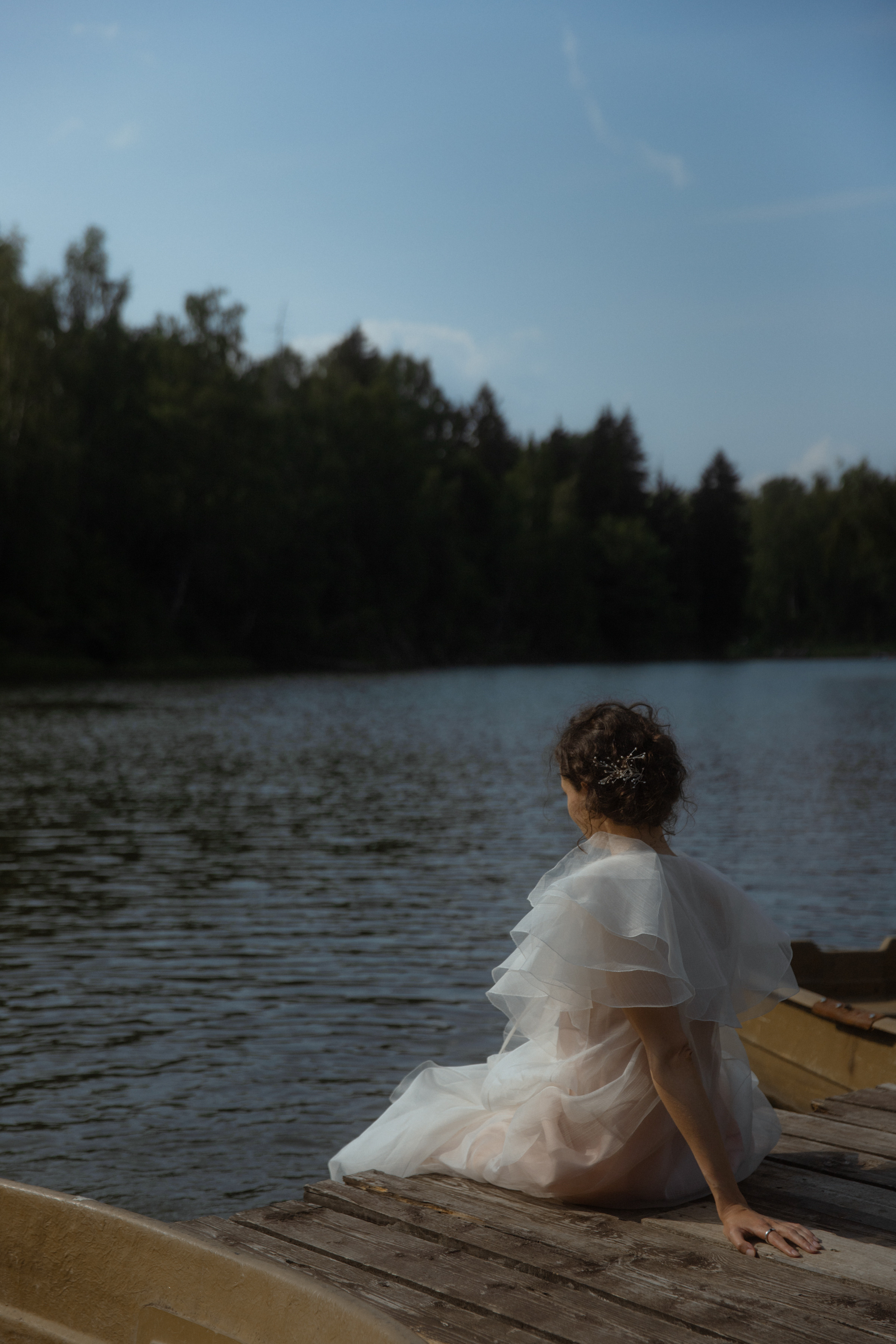 Мила и Петя, свадьба за городом с русской эстетикой. Фотограф в Москве Екатерина Черненко