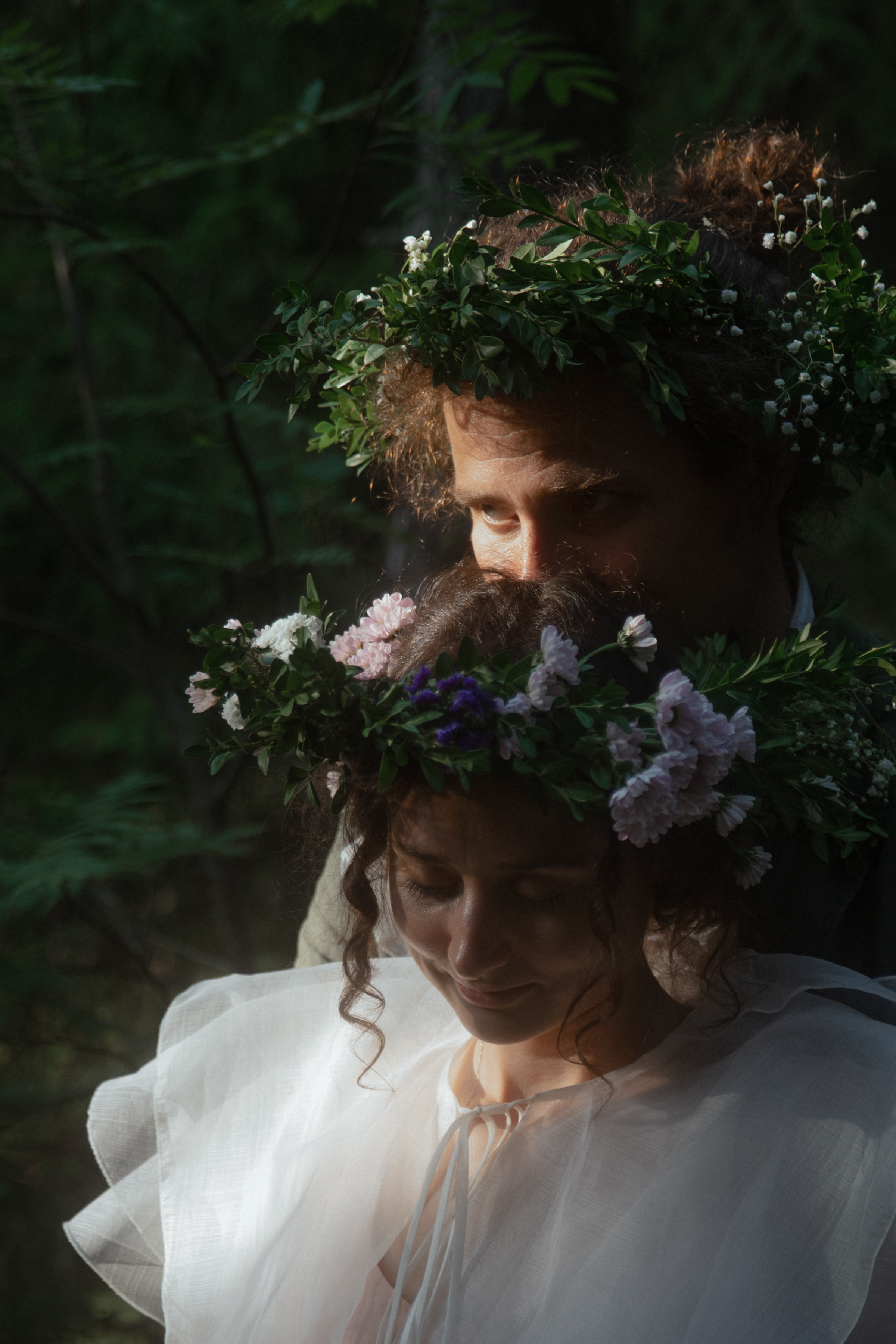 Мила и Петя, свадьба за городом с русской эстетикой. Фотограф в Москве Екатерина Черненко