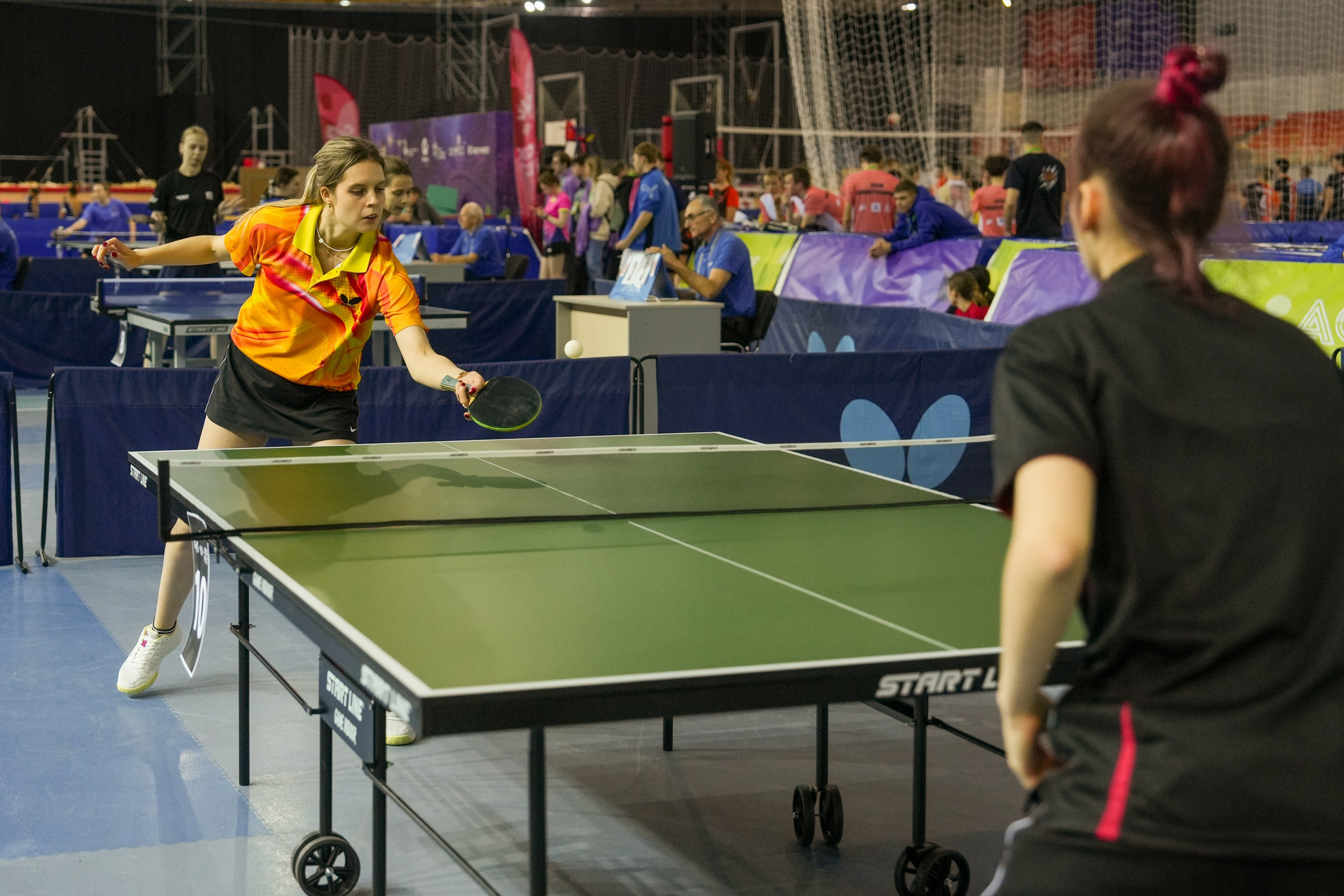 Настольный теннис в рамках АССК фест 2024 Сириус. Репортажный фотограф в Красной Поляне и Сочи Павлюченко Екатерина