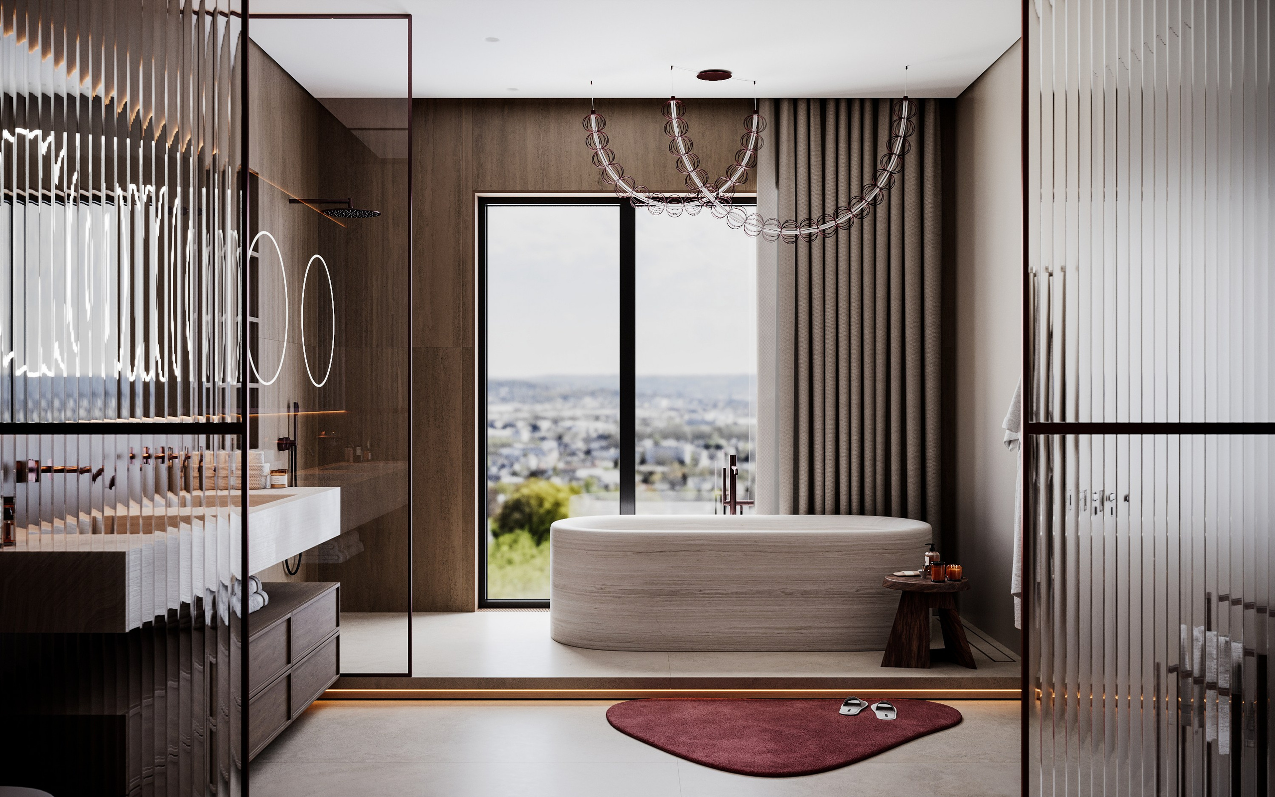 Country house | Bathroom. 3D визуализация интерьеров — Ирина