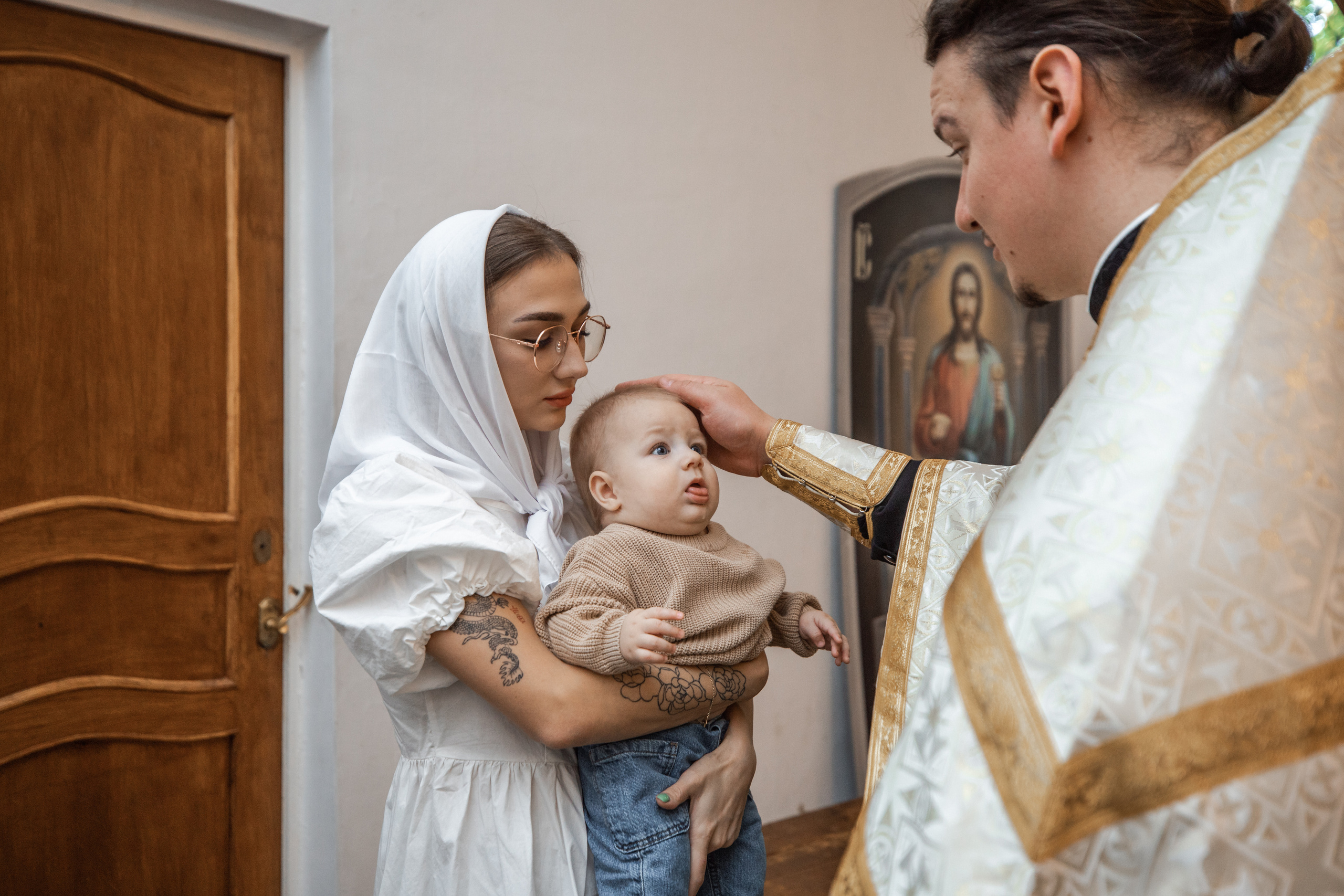 Крещение Марка. Фотограф Крещение, Выписка москва