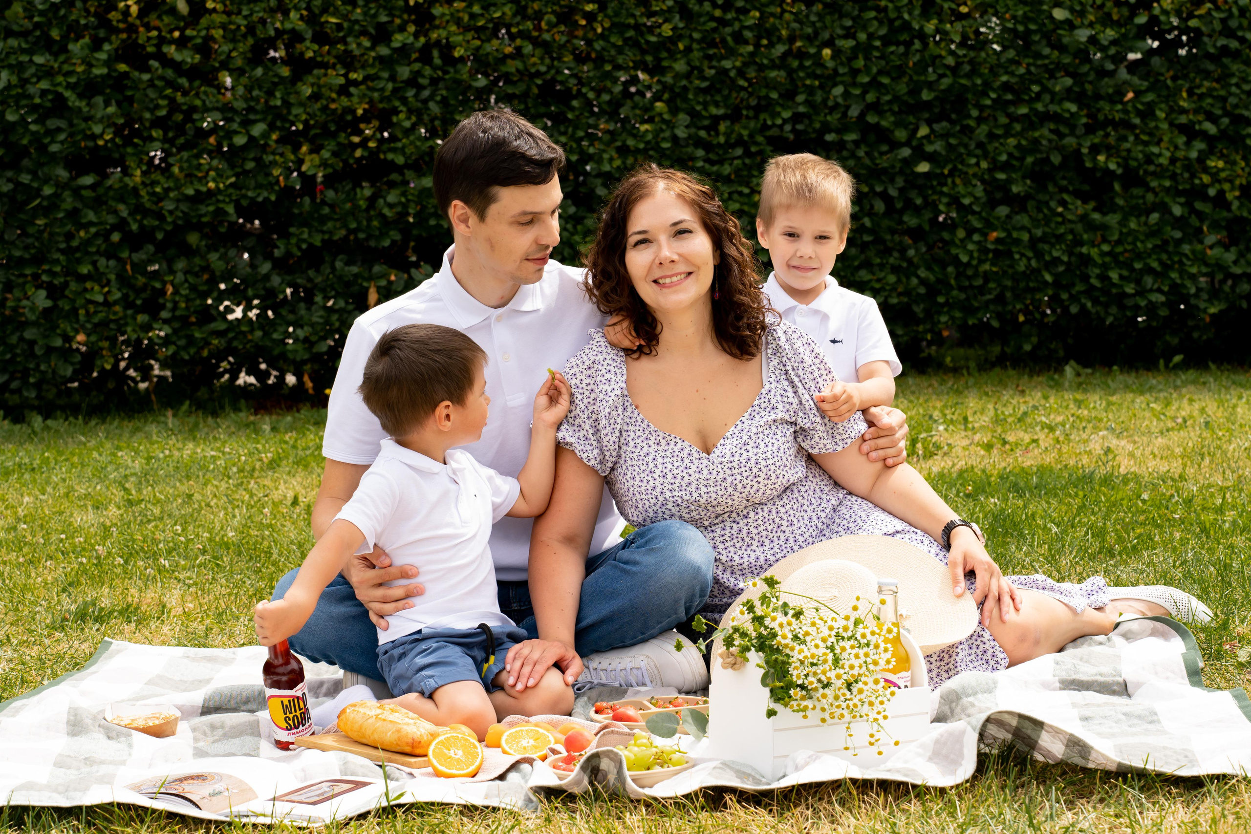 Наша большая семья. Фотограф Москва. Базанова Анастасия