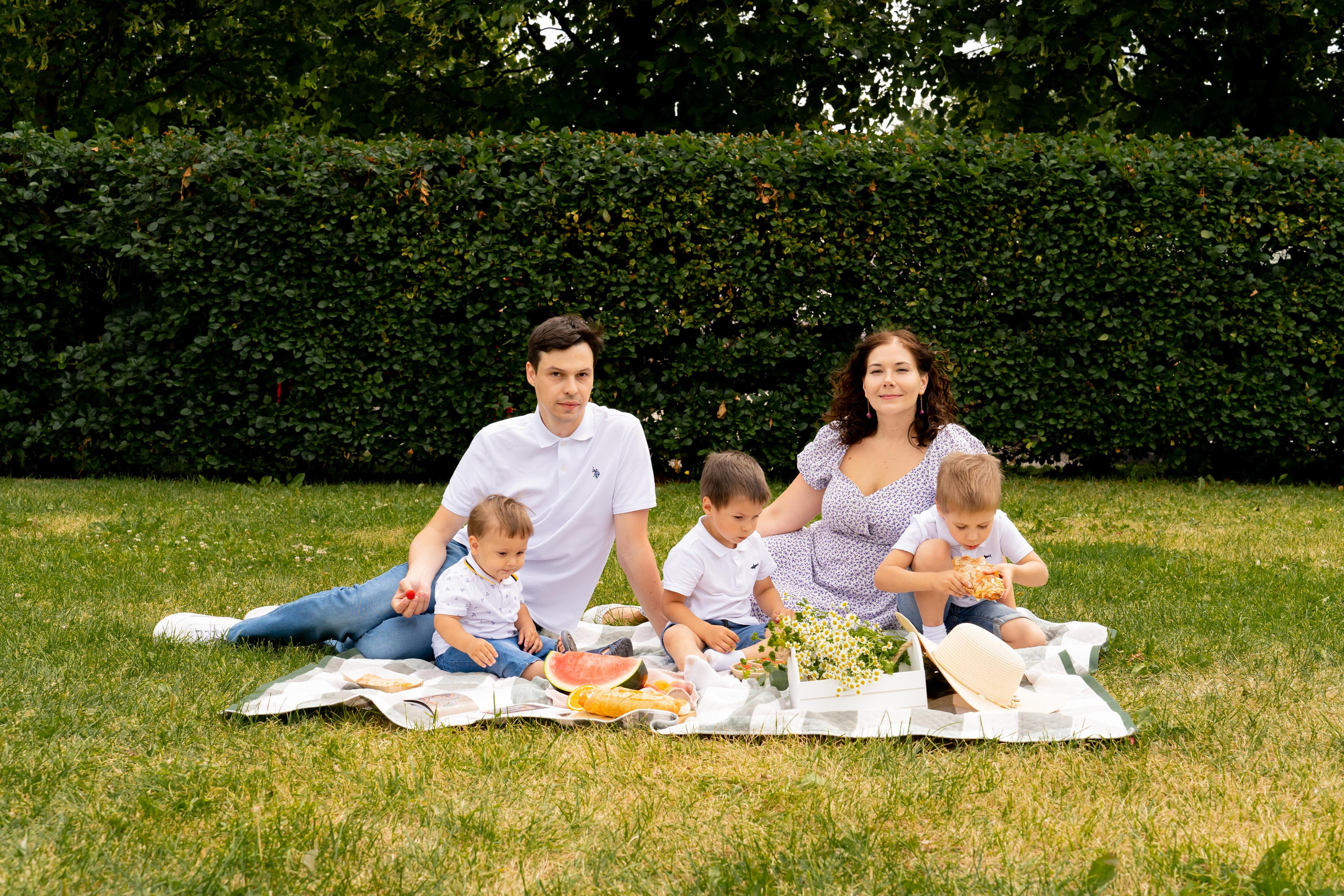 Наша большая семья. Фотограф Москва. Базанова Анастасия