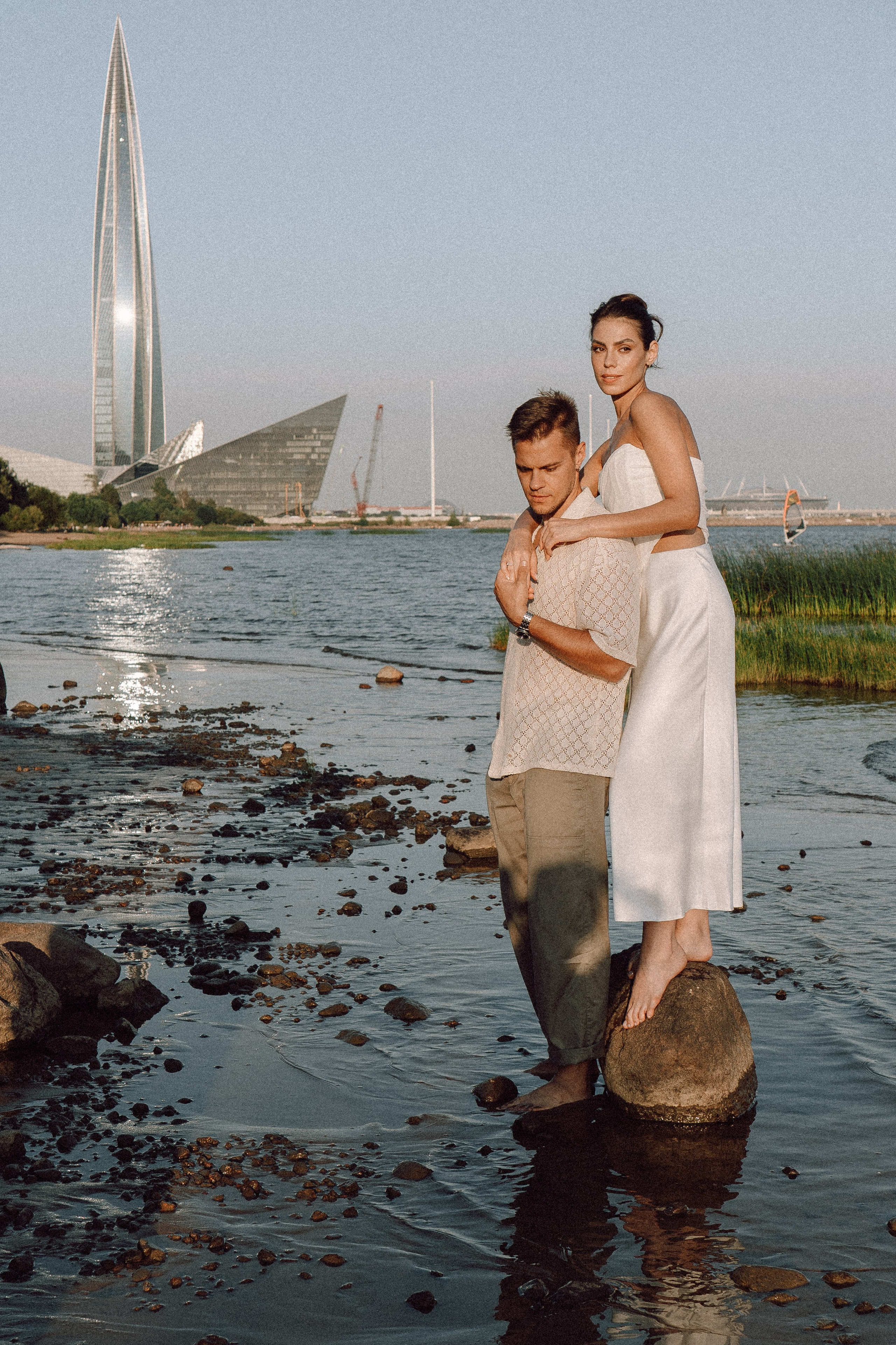 СВАДЕБНАЯ ФОТОСЕССИЯ ВЫЕЗДНОЙ ЦЕРЕМОНИИ (ФИНСКИЙ ЗАЛИВ). Профессиональный фотограф, Санкт-Петербург — Виктория Богомолова