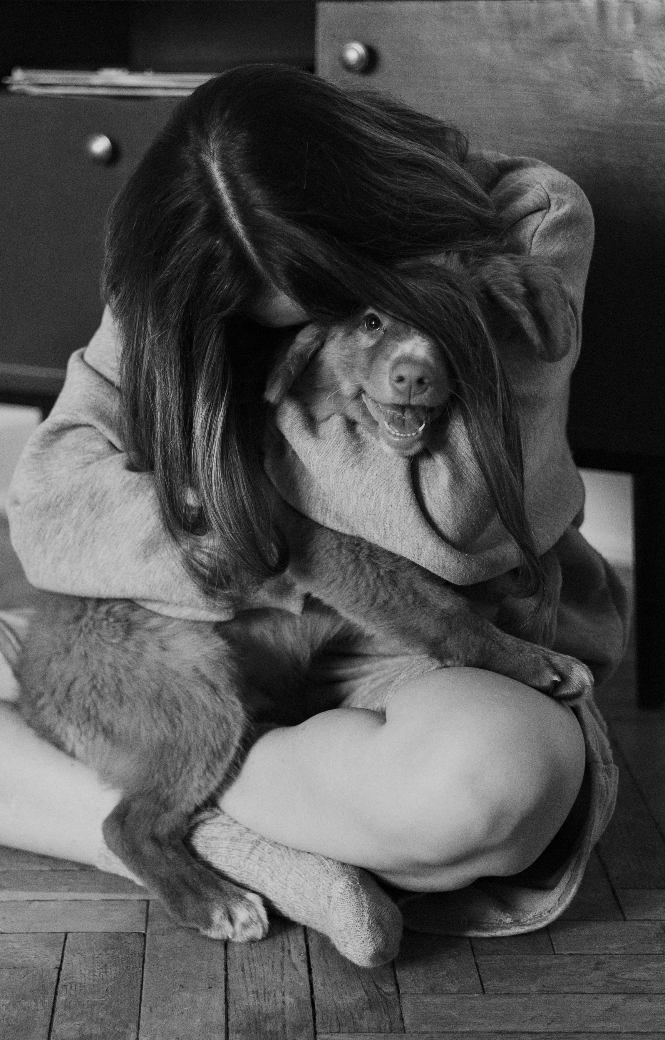 Маша, Одди и Нэвил. Фотограф-анималист Богданова Полина