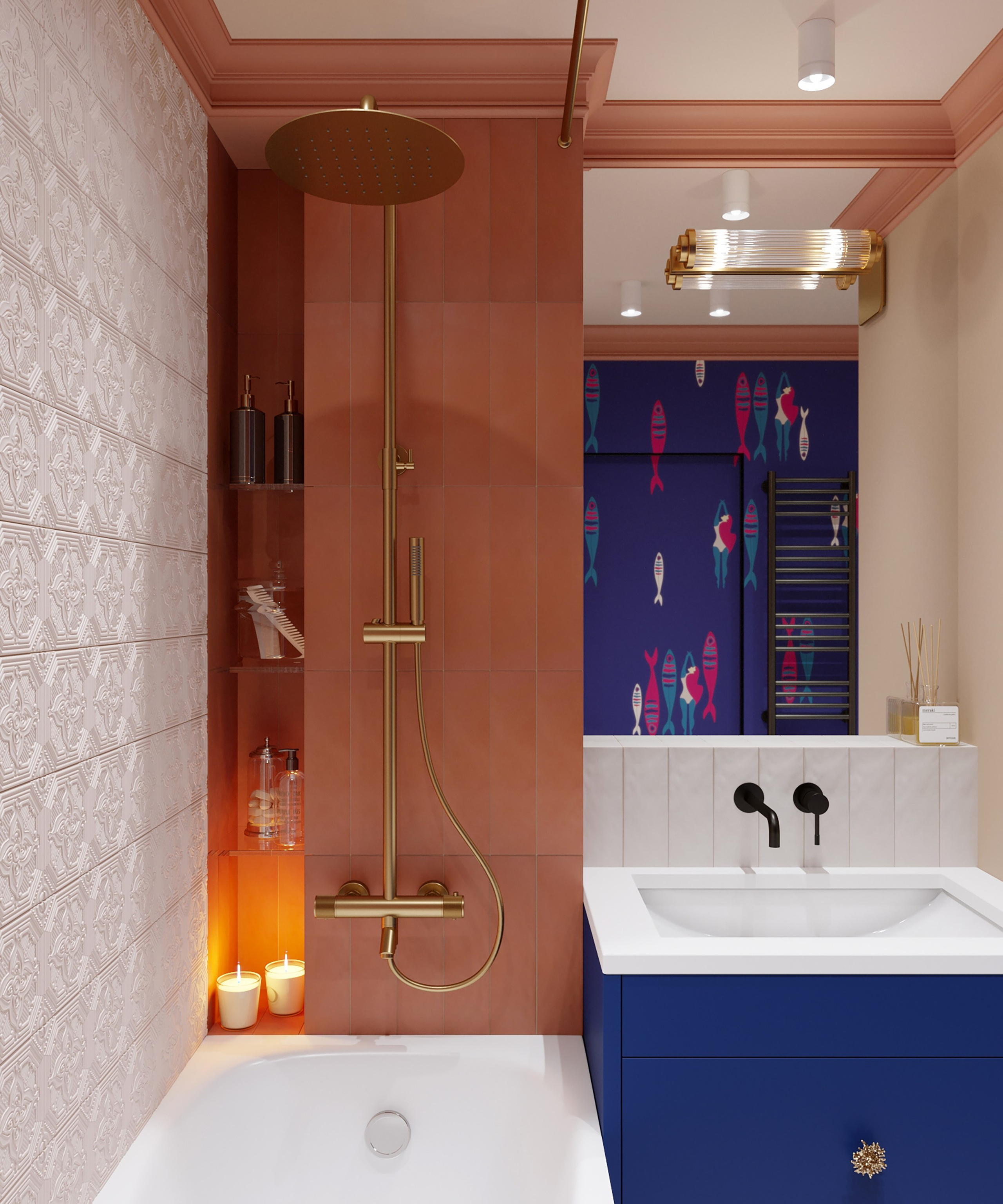 Квартира для девушки ЖК Молодогвардейская. Дизайнер интерьера Троилова Арина