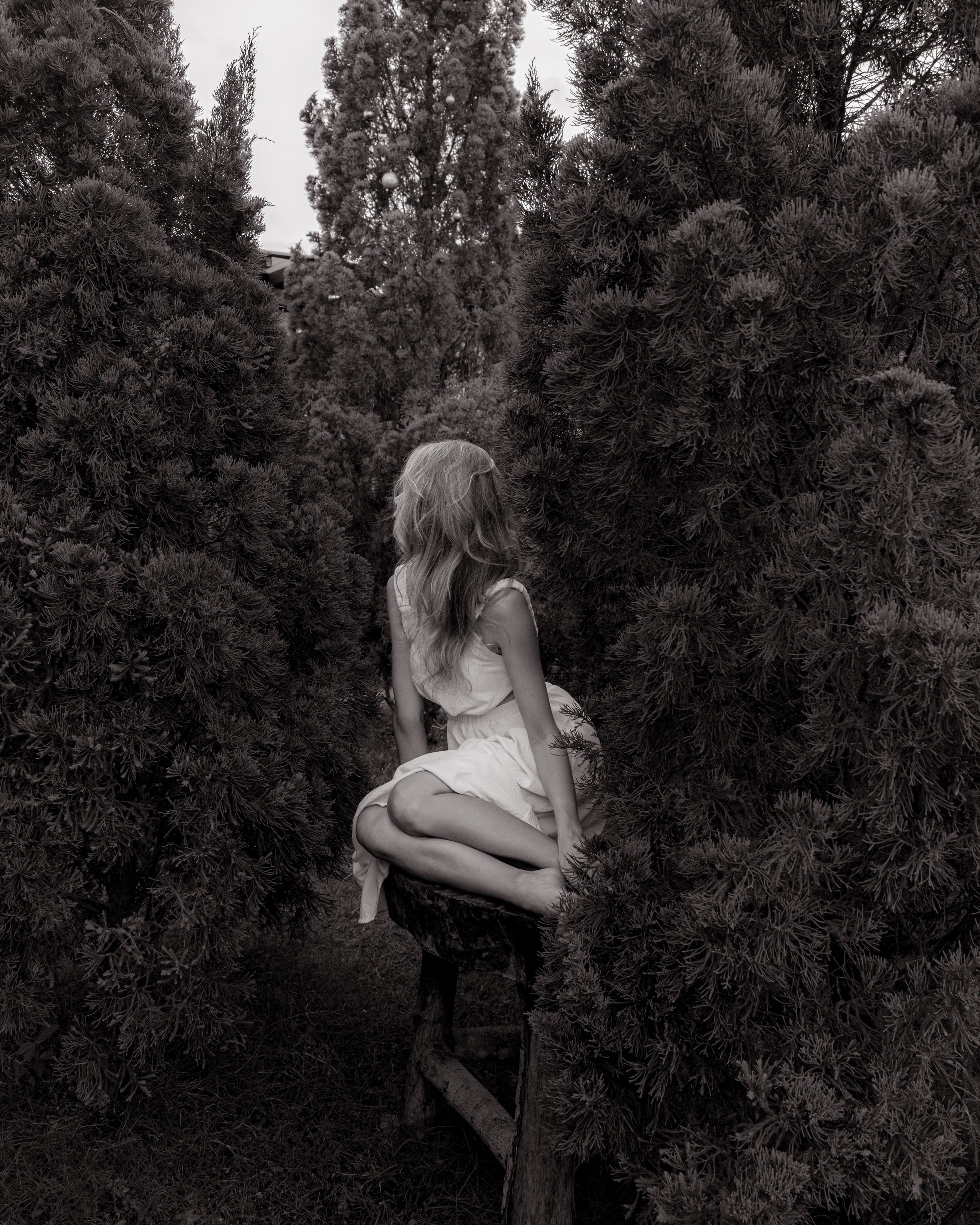 Natasha. Among these firs. Portrait photographer Nha Trang | Julia Meshanina