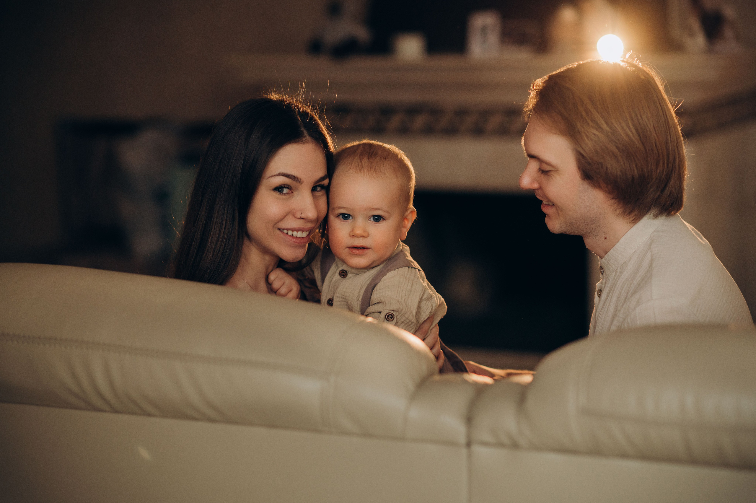 Домашняя фотосессия на годик. Семейный фотограф в Домодедово и Москве Елена Пичугина