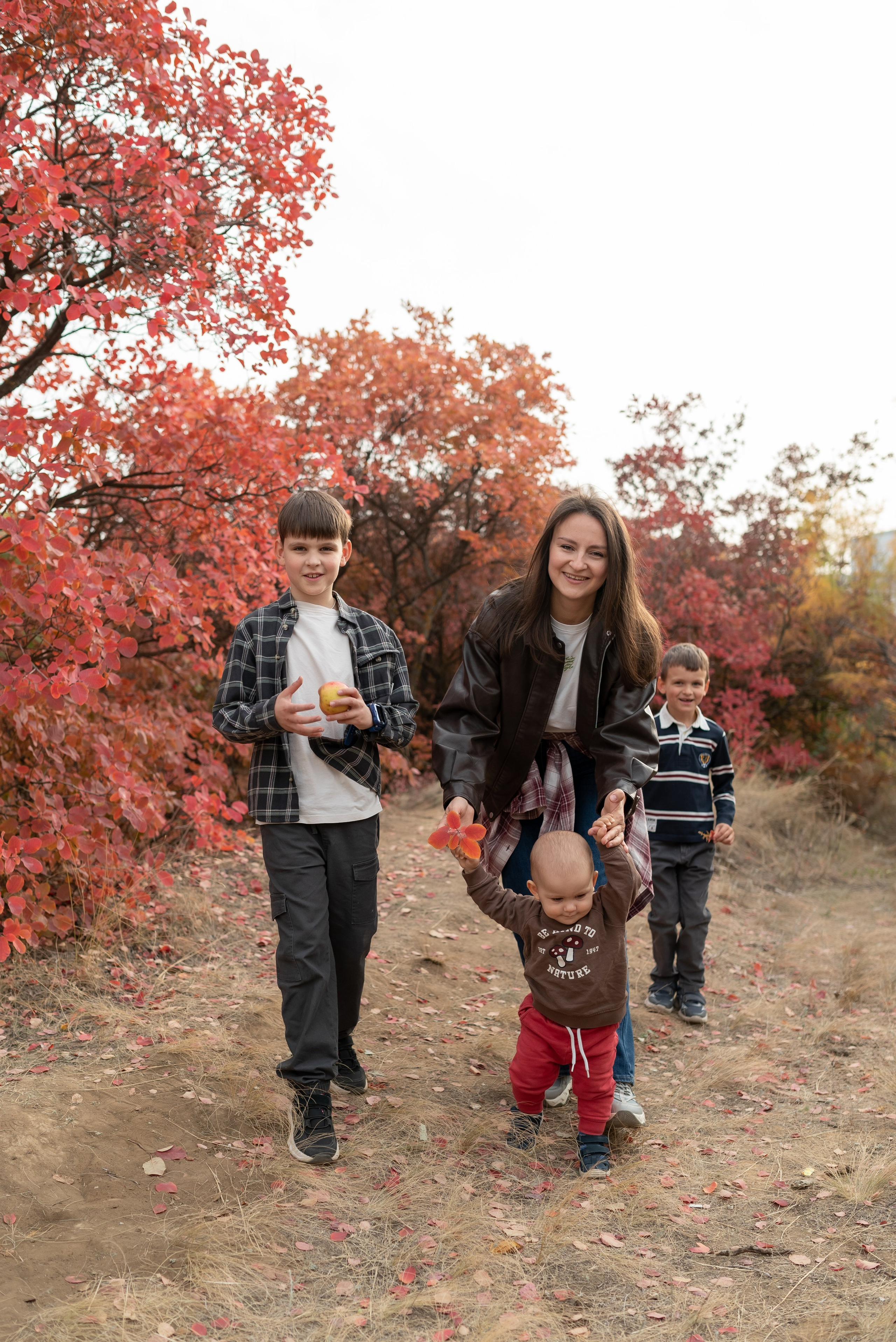 Юля и дети. Семейный фотограф Ирина Сгибнева