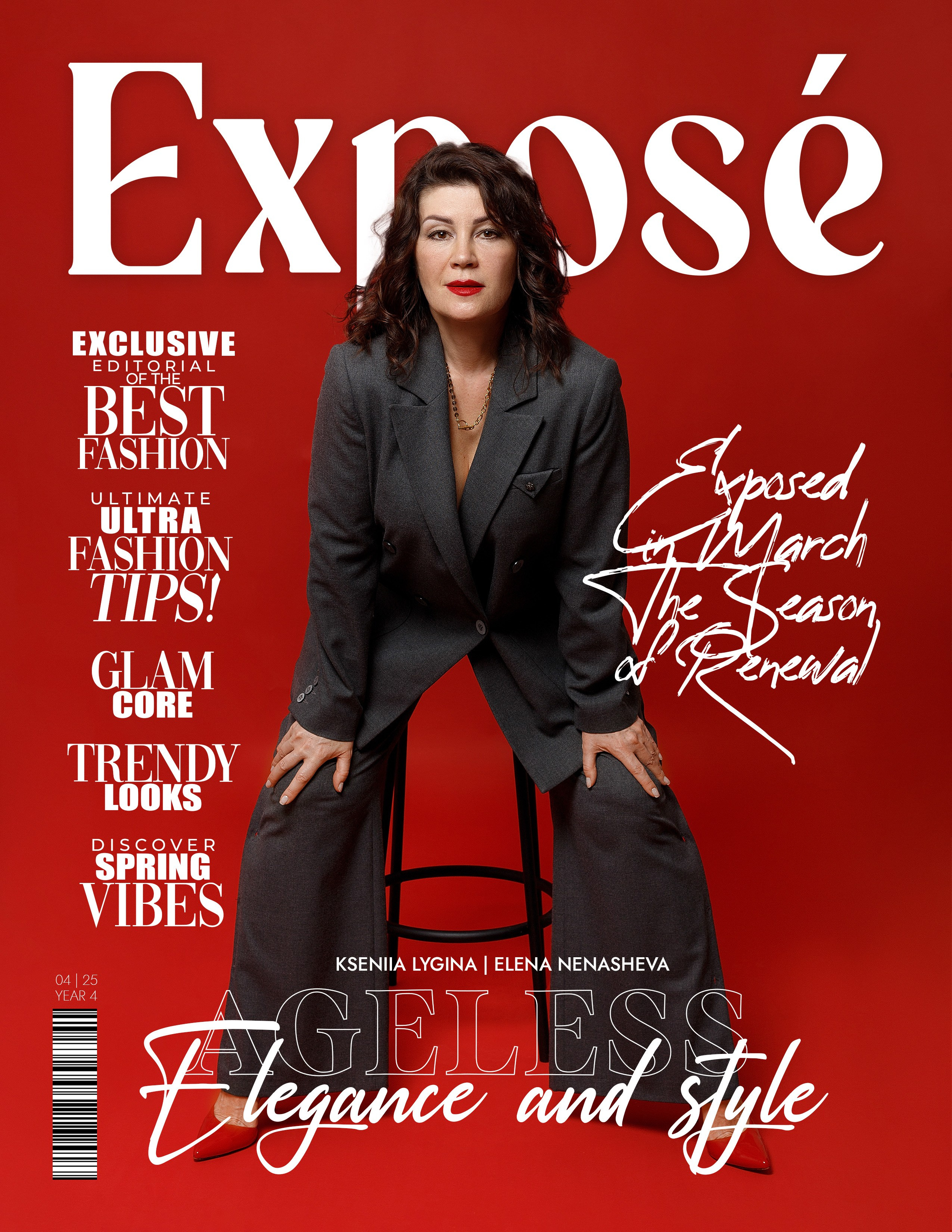 ОБЛОЖКИ ЖУРНАЛОВ. Женский фотограф в Анапе Лыгина Ксения