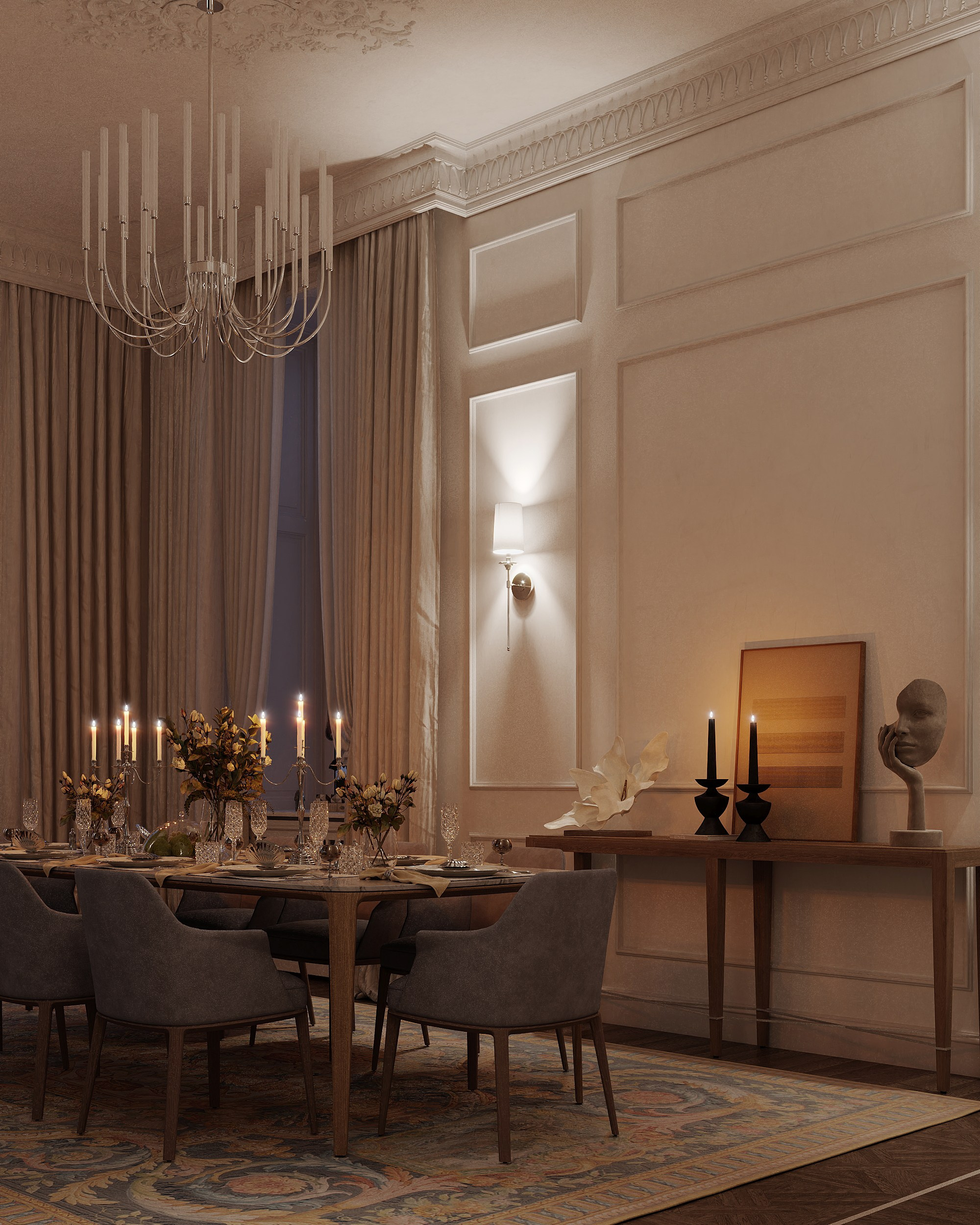 Четырехкомнатная квартира в Москве. 3D визуализатор в Москве Сердюк Владислав