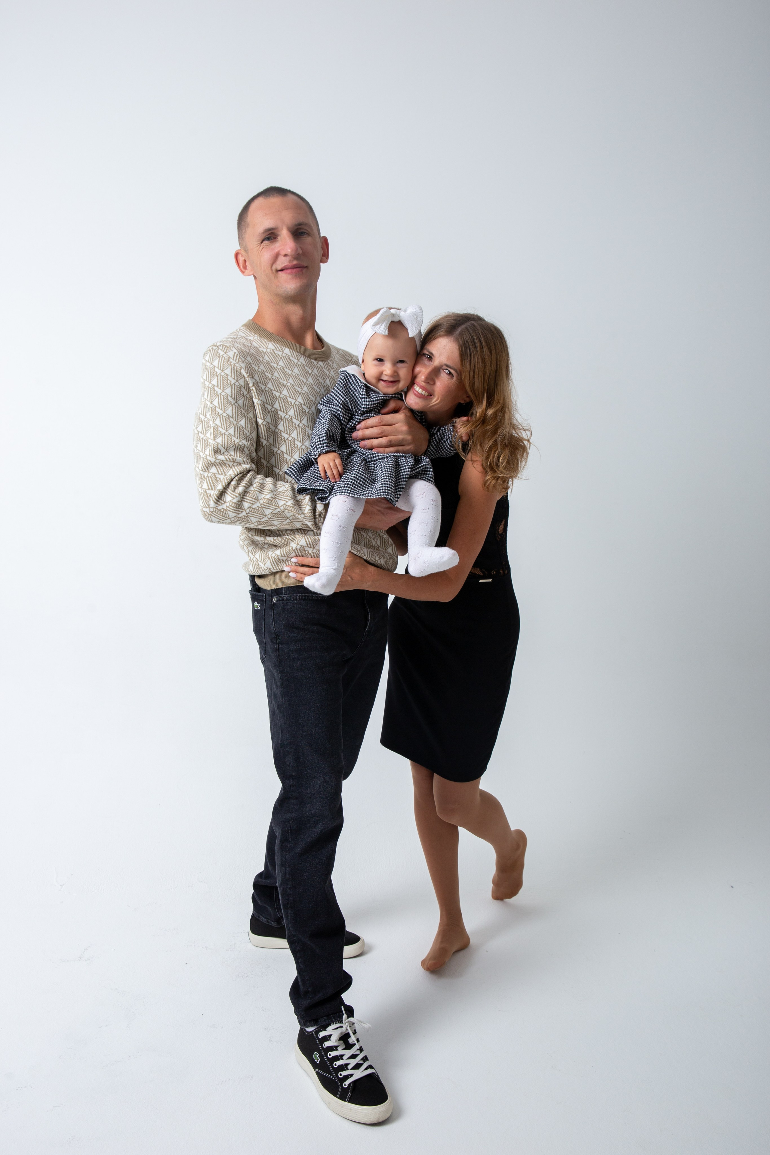 Екатерина и Александр Семейная съемка в студии. Семейный и детский фотограф в Москве и Московской области Ольга Иванютина