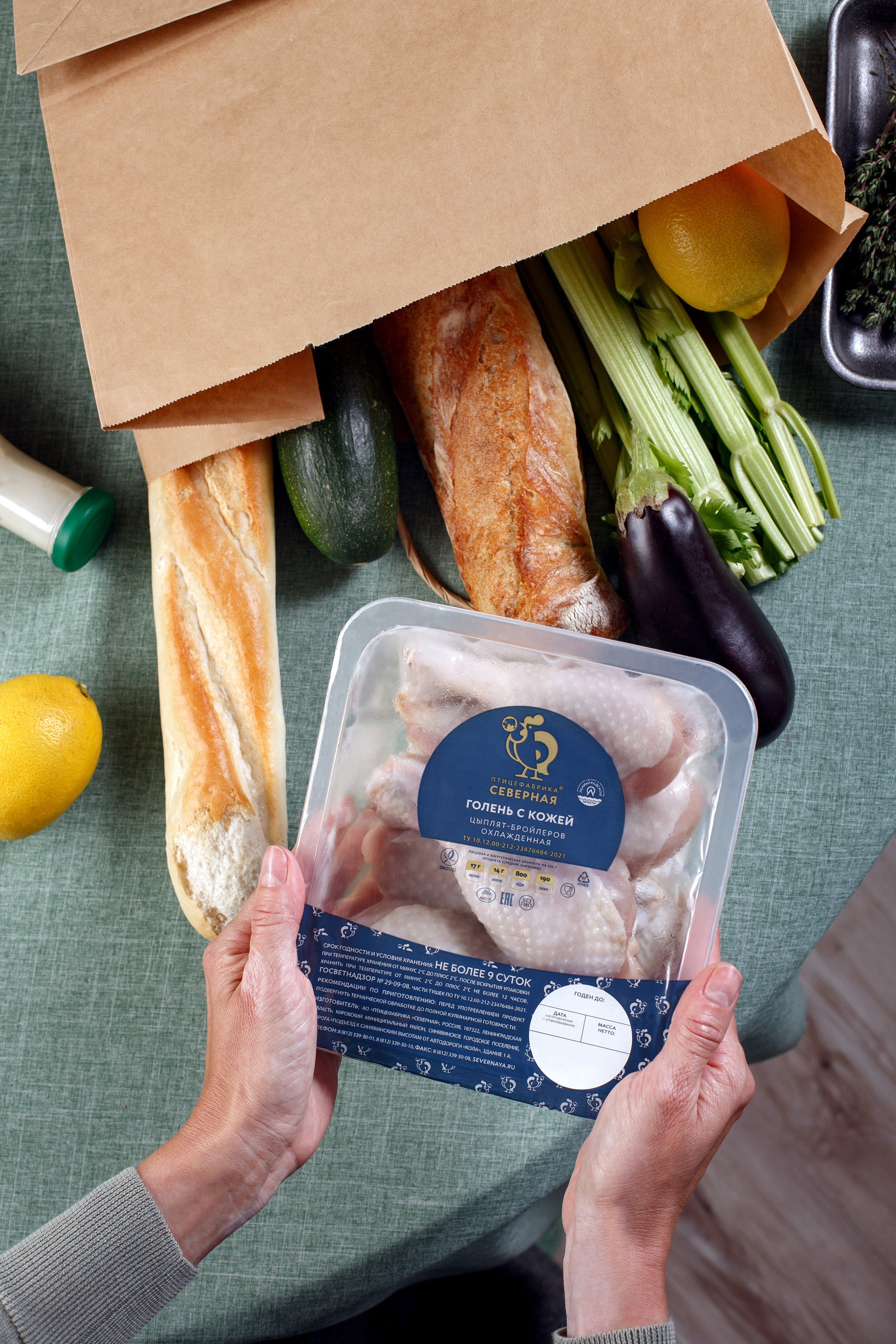 Рекламная съёмка для «Птицефабрики Северная»