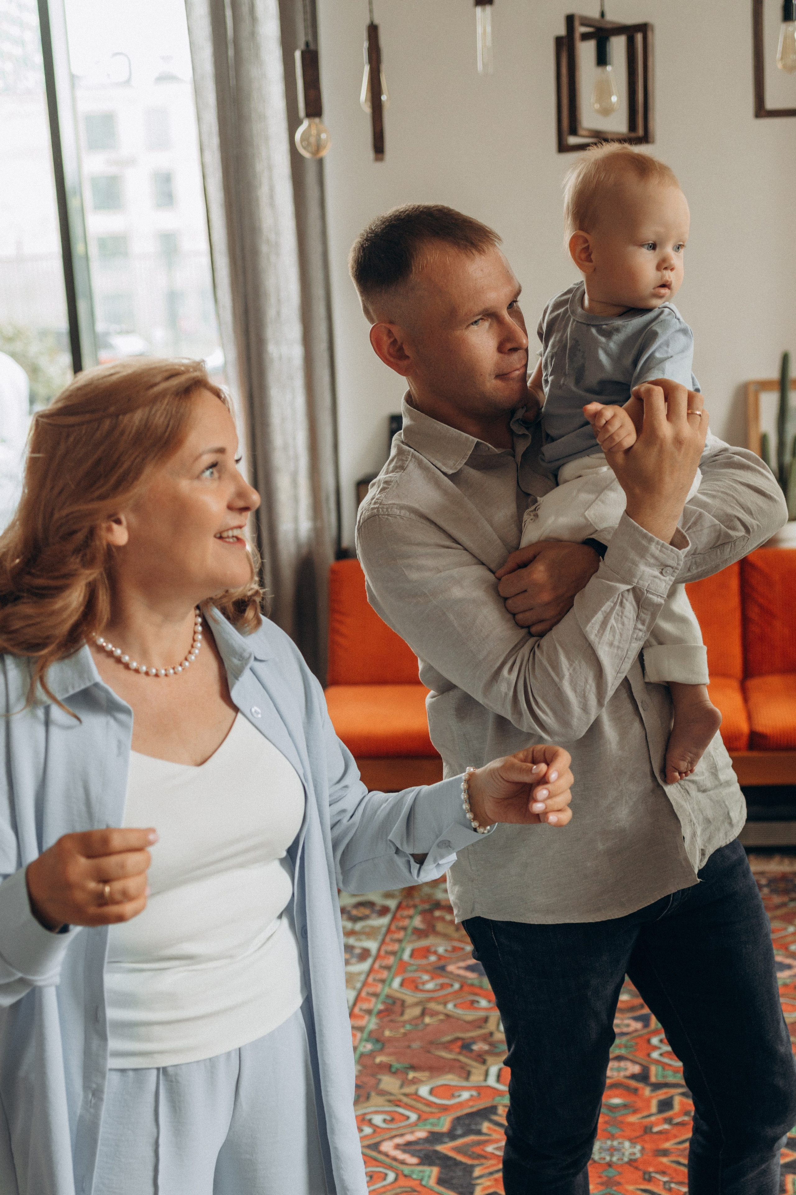 Семейная история в студии. Семейный и женский фотограф в Москве Коновалова Олеся
