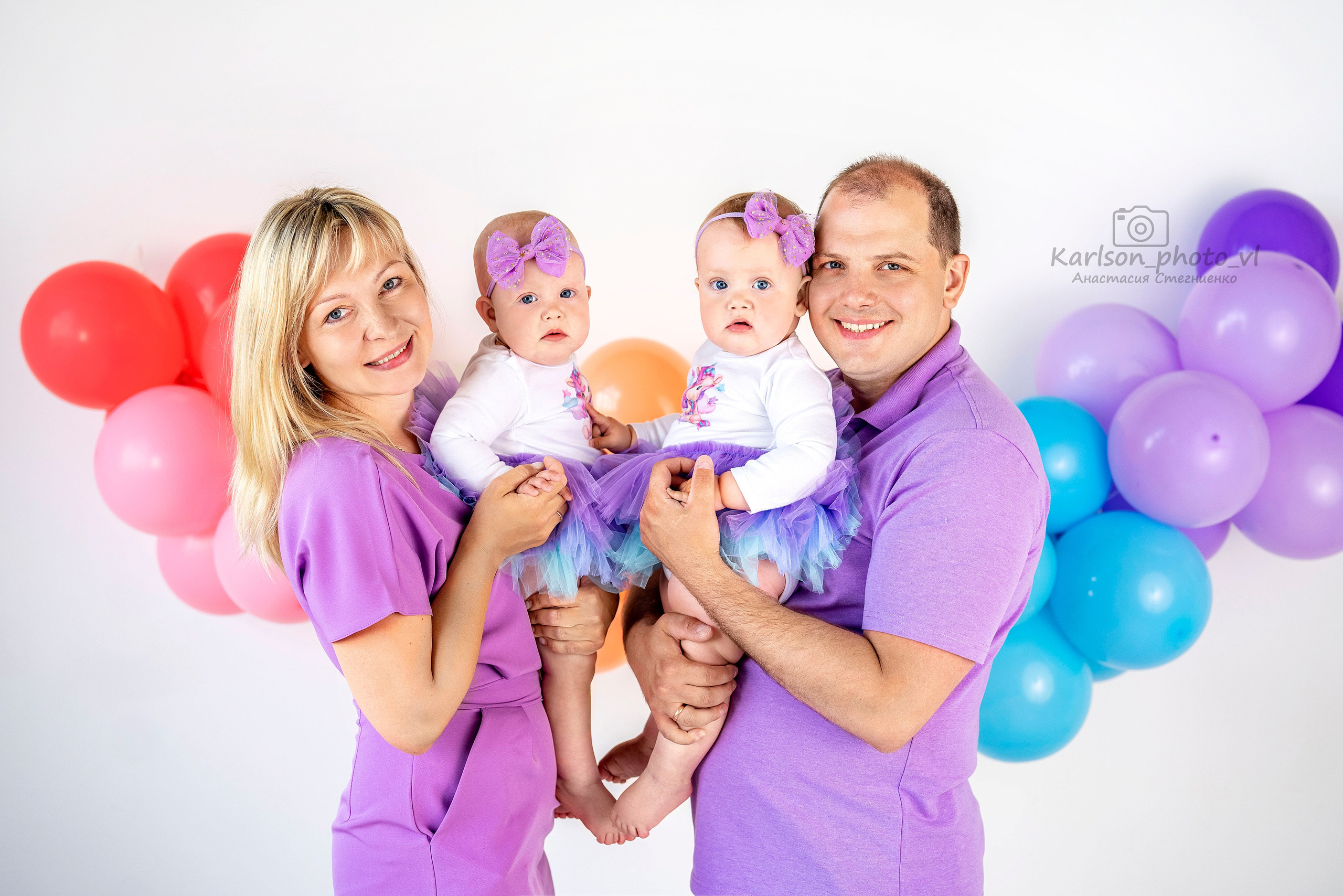 Двойняшки. Детский и семейный фотограф в Москве Анастасия Стегниенко