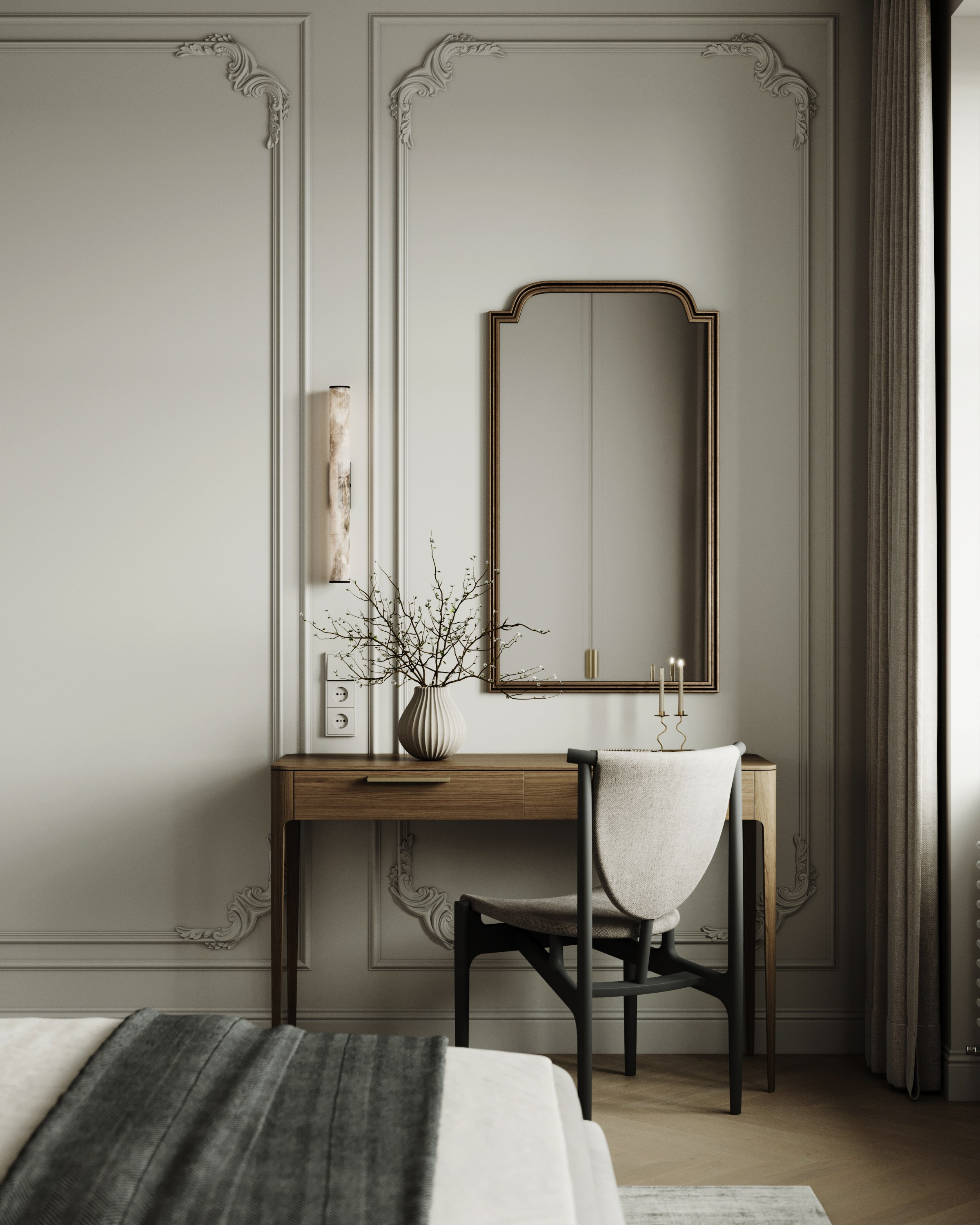 Квартира для молодой семьи. Создание 3д визуализаций. Анимированное видео. Сборка сцен