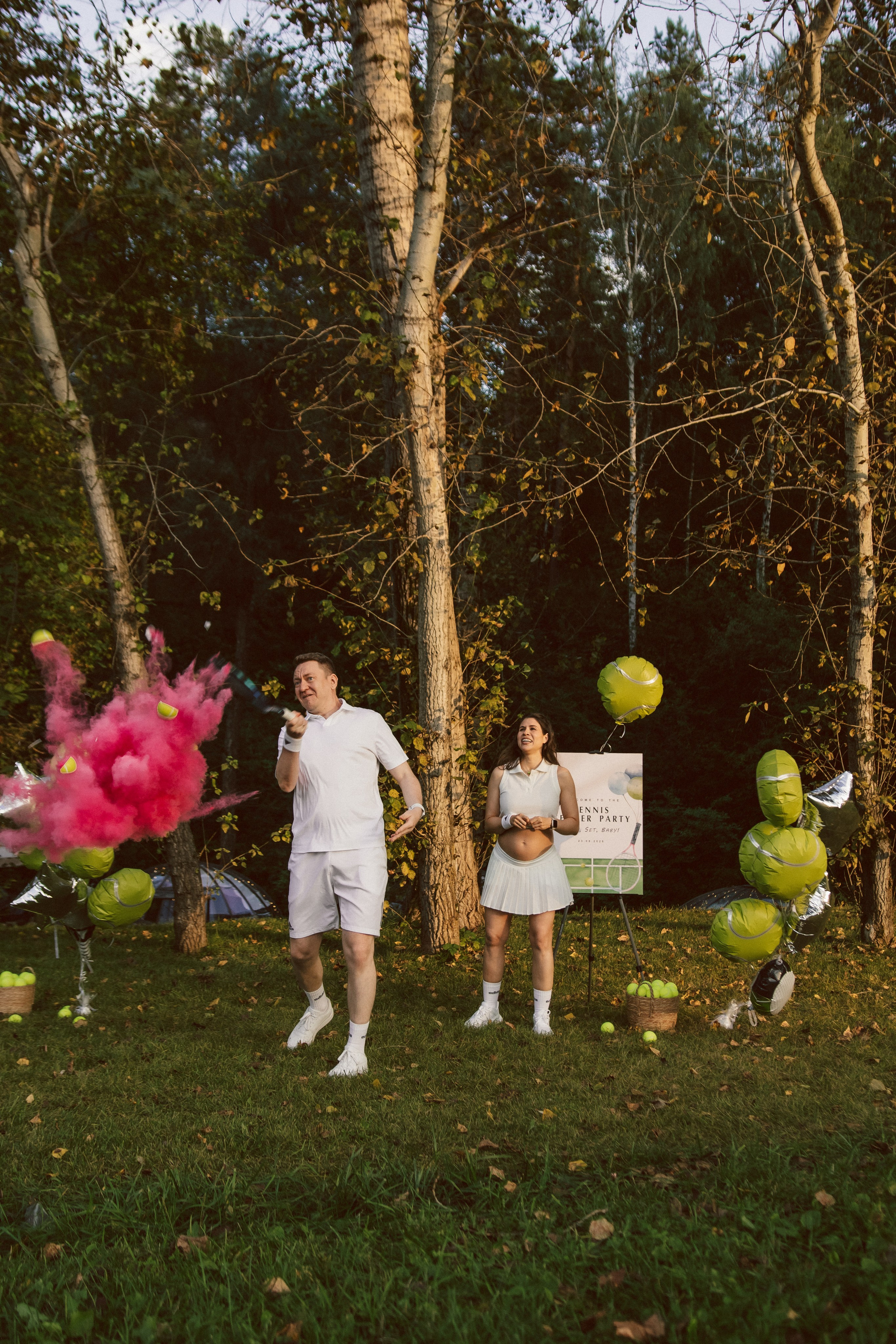 Tennis gender party. Фотограф Новосибирск