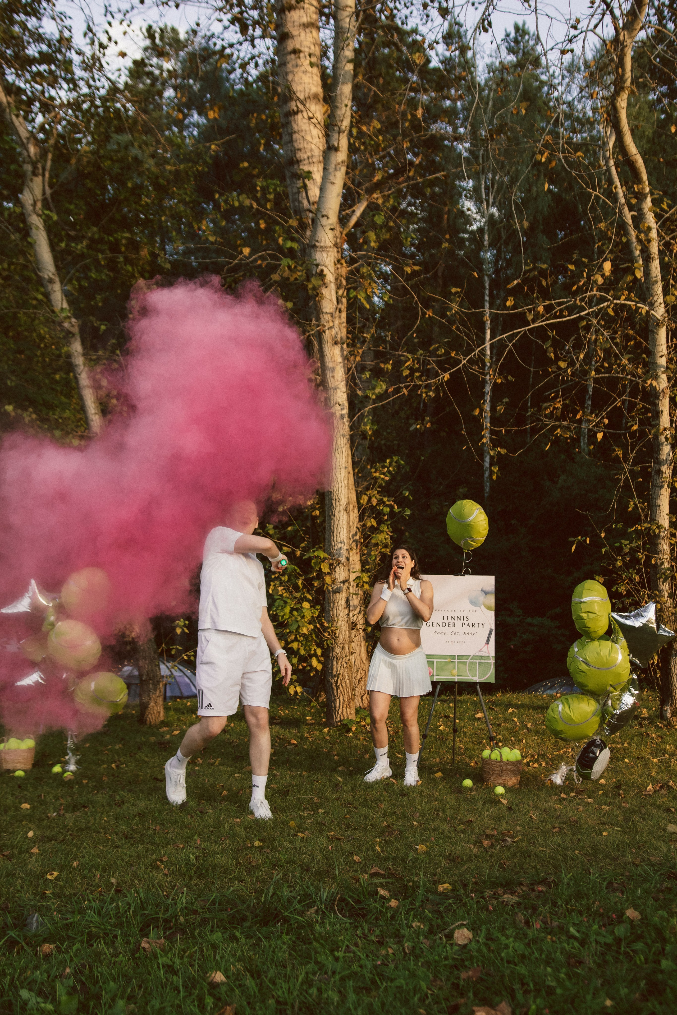 Tennis gender party. Фотограф Новосибирск