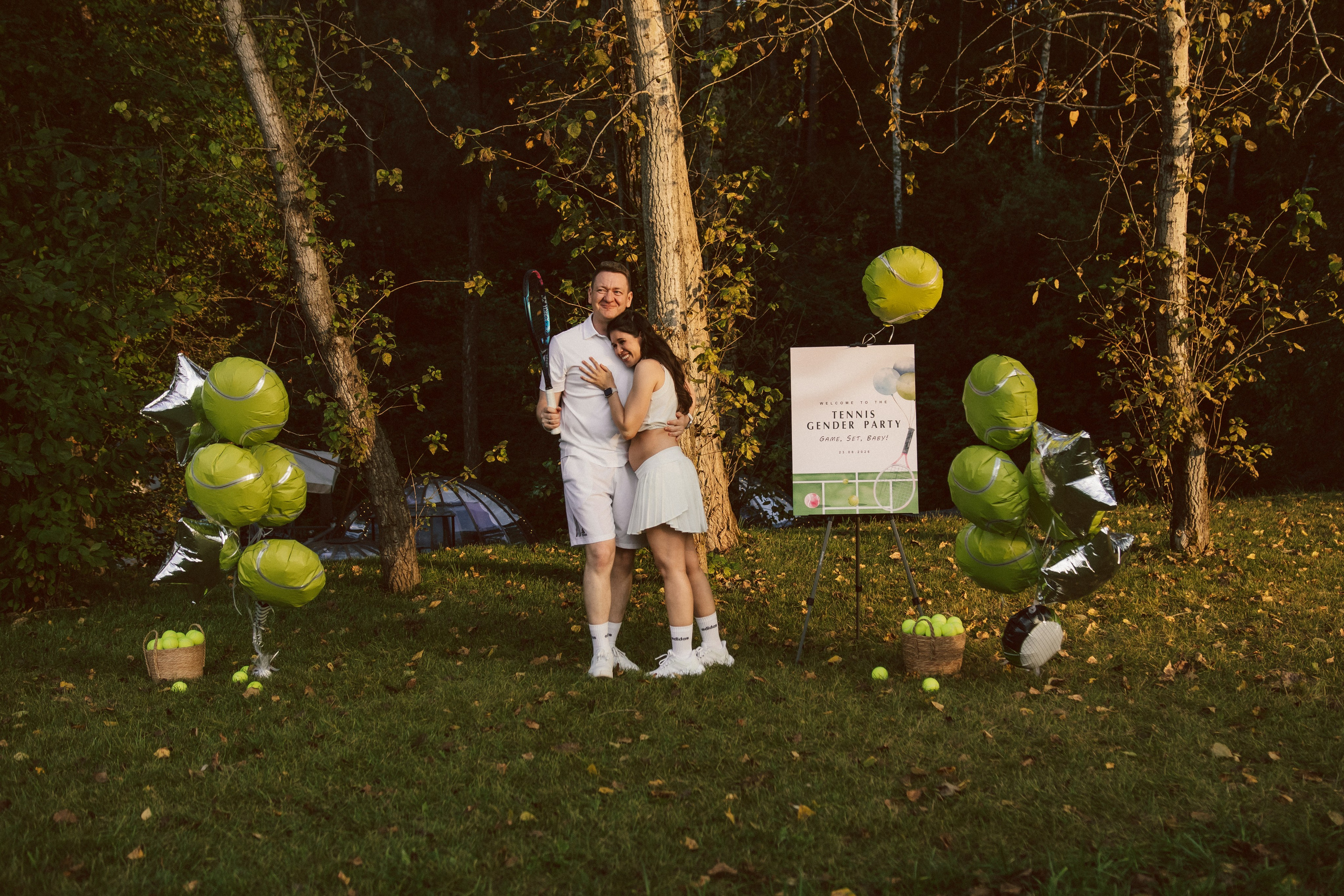 Tennis gender party. Фотограф Новосибирск