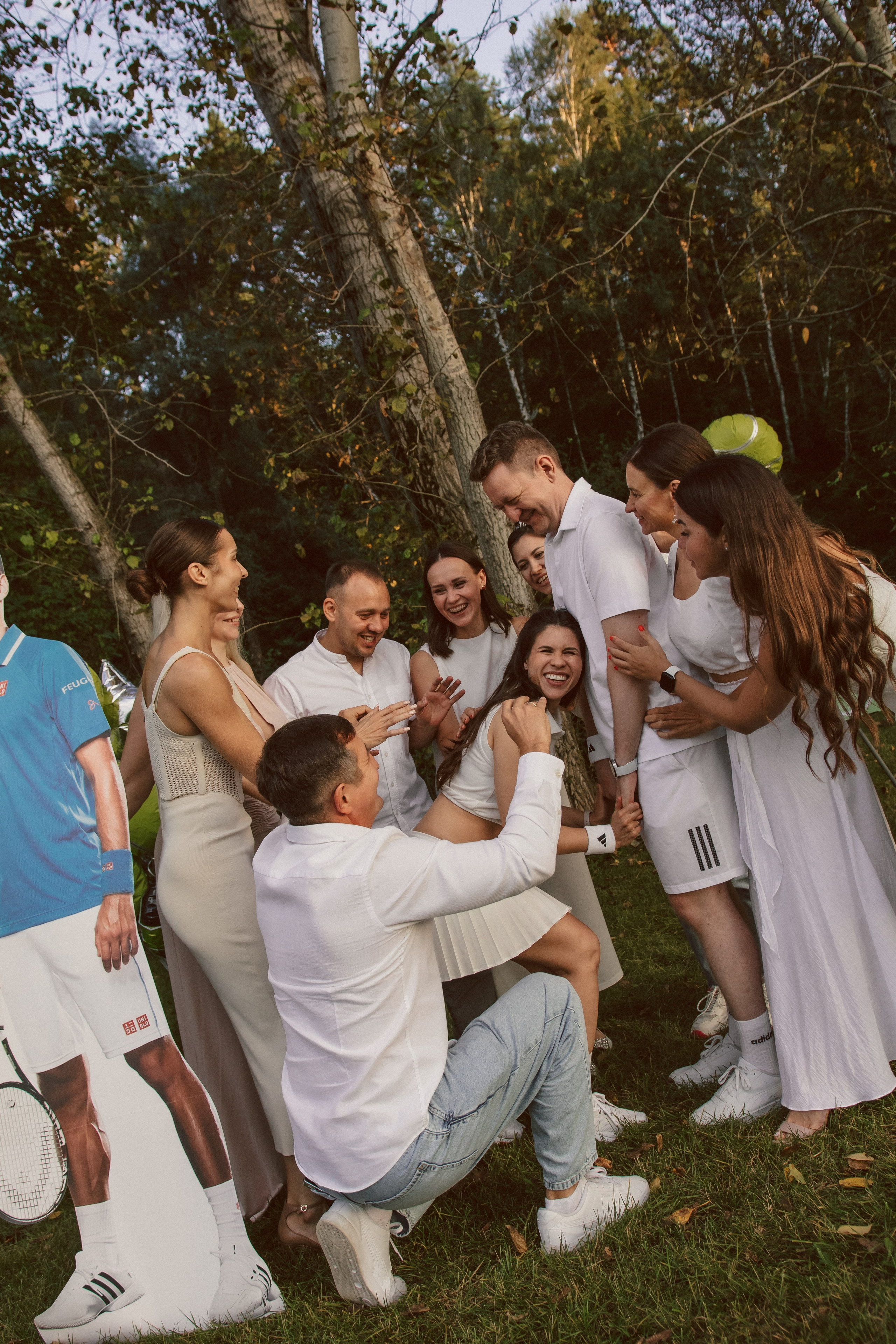 Tennis gender party. Фотограф Новосибирск